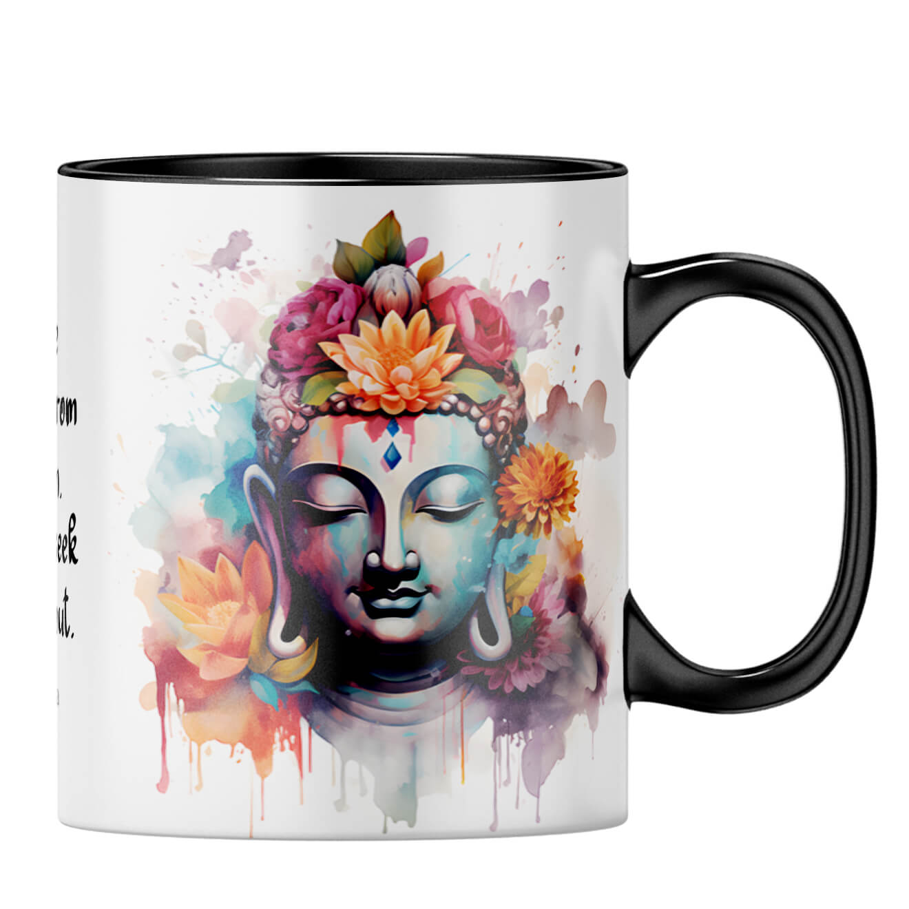 Peace from Within Coffee MugB-Black