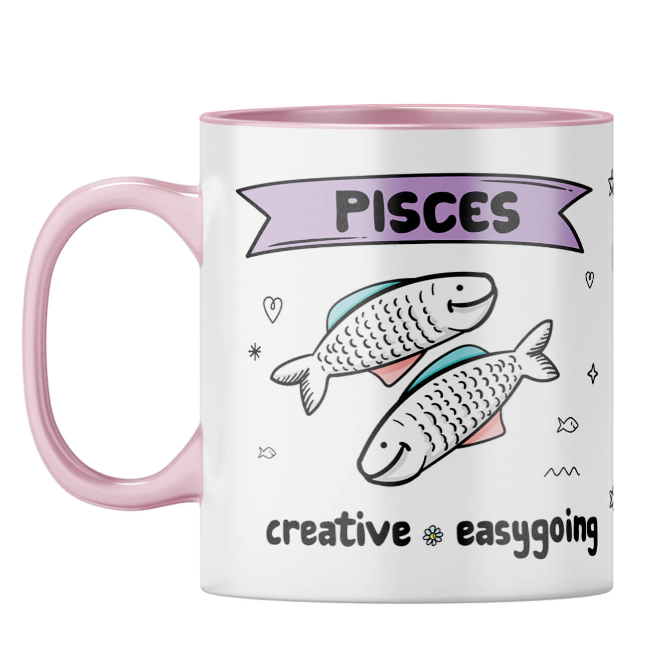 Pisces Coffee Mug Pink