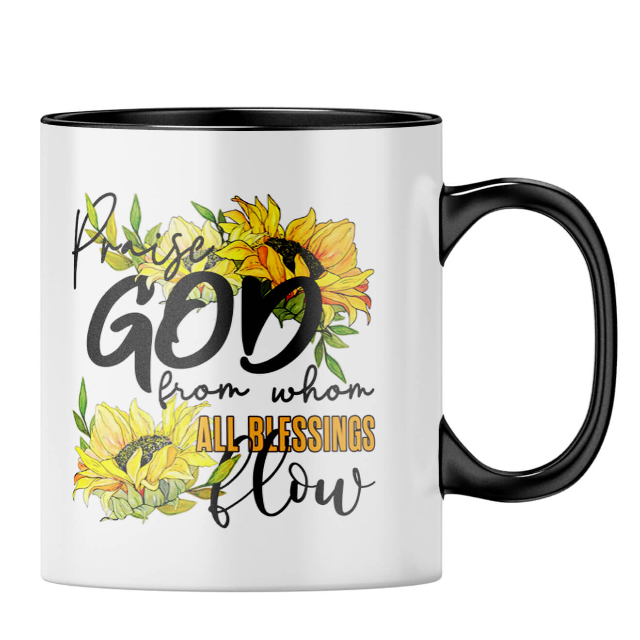 Praise God Coffee MugB-Black