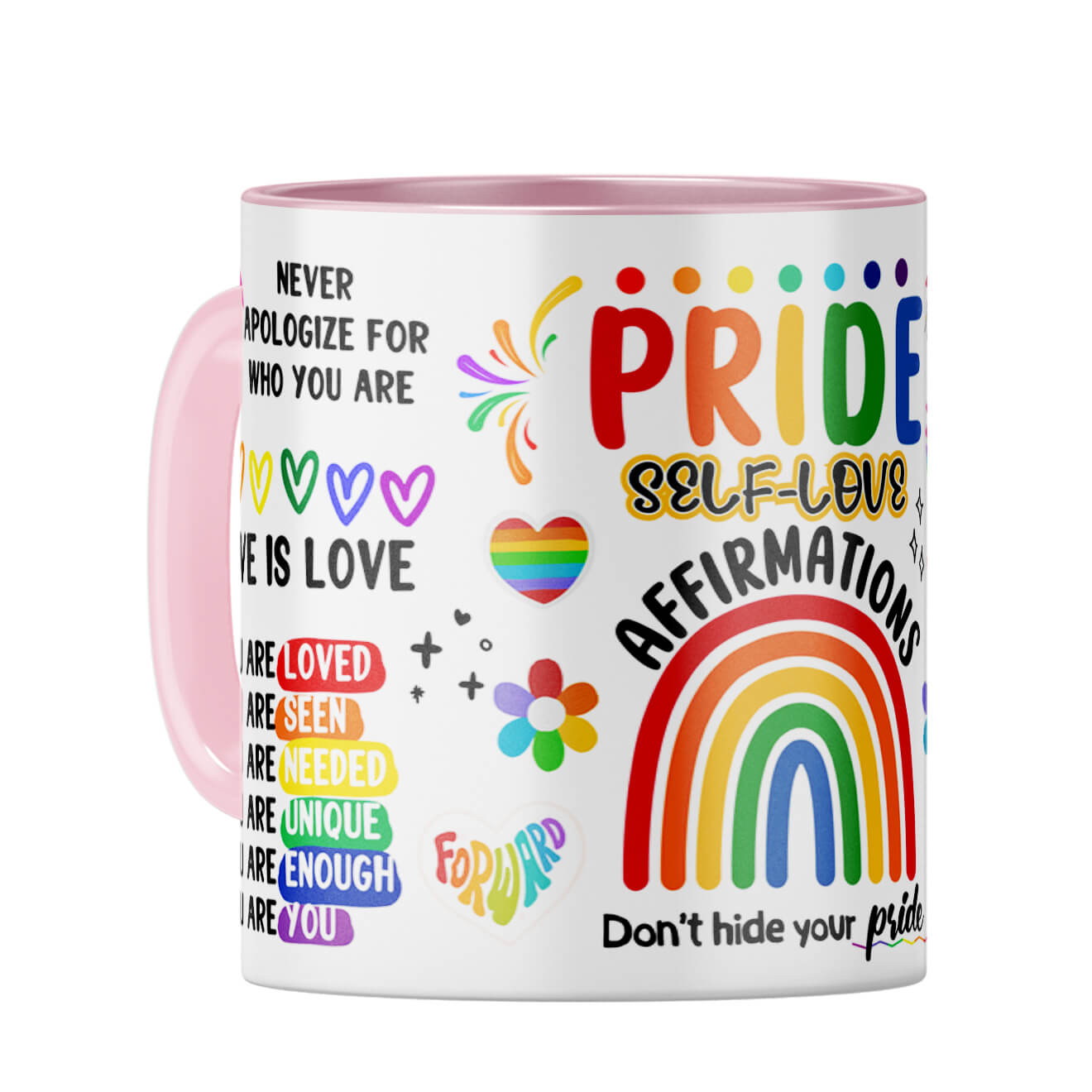 Price Self Love Coffee Mug Pink