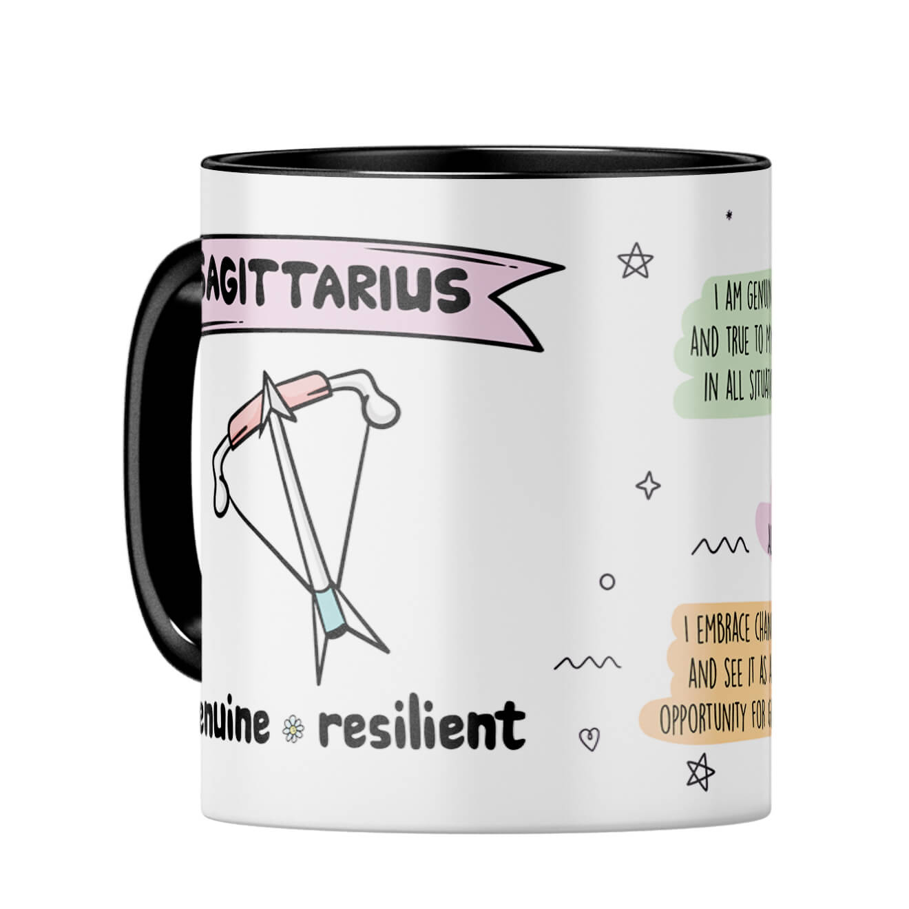 Sagittarius Coffee MugC-Black