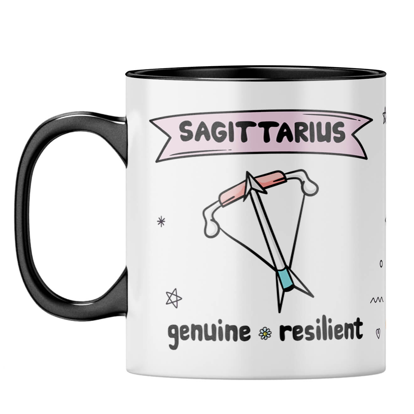 Sagittarius Coffee Mug Black