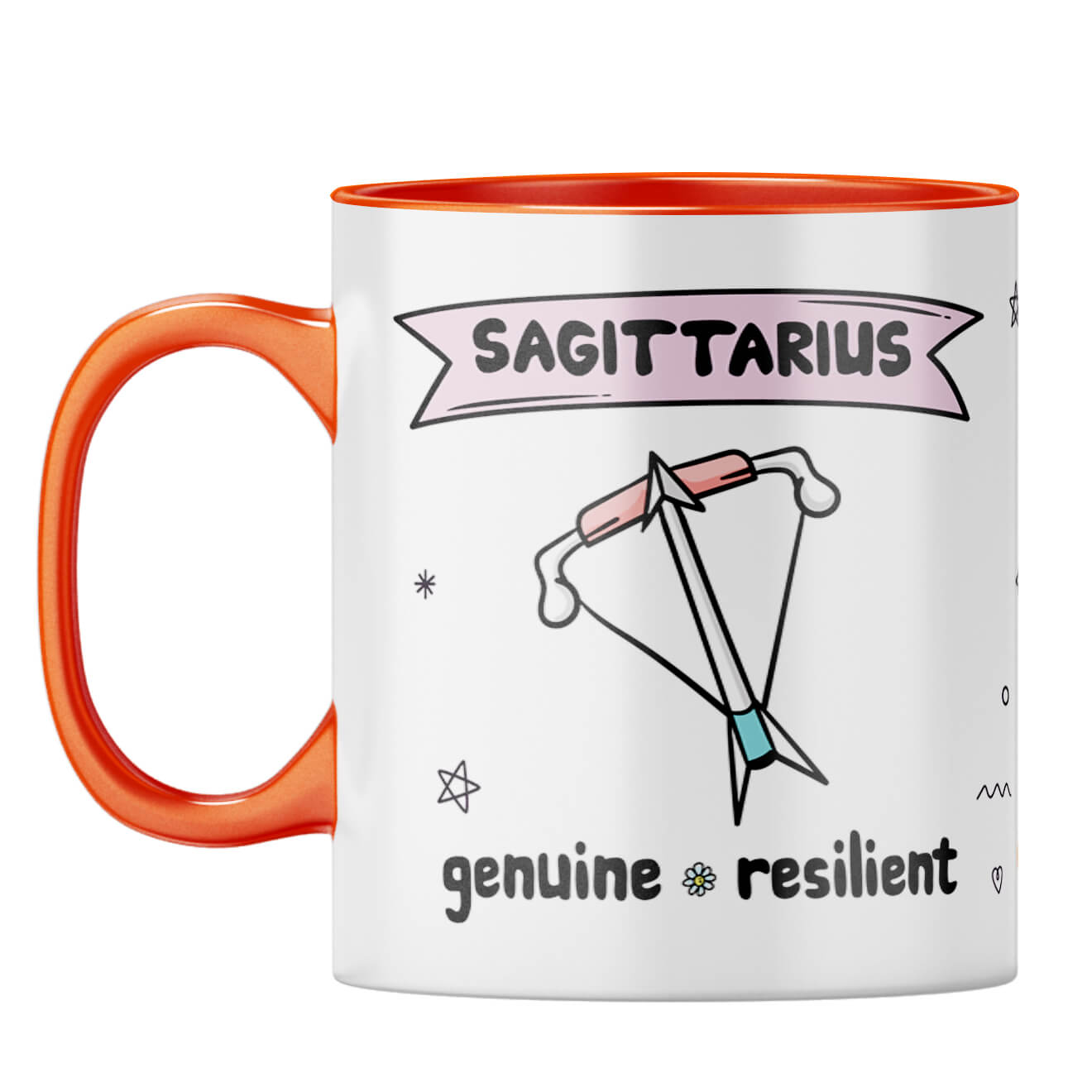 Sagittarius Coffee Mug Orange