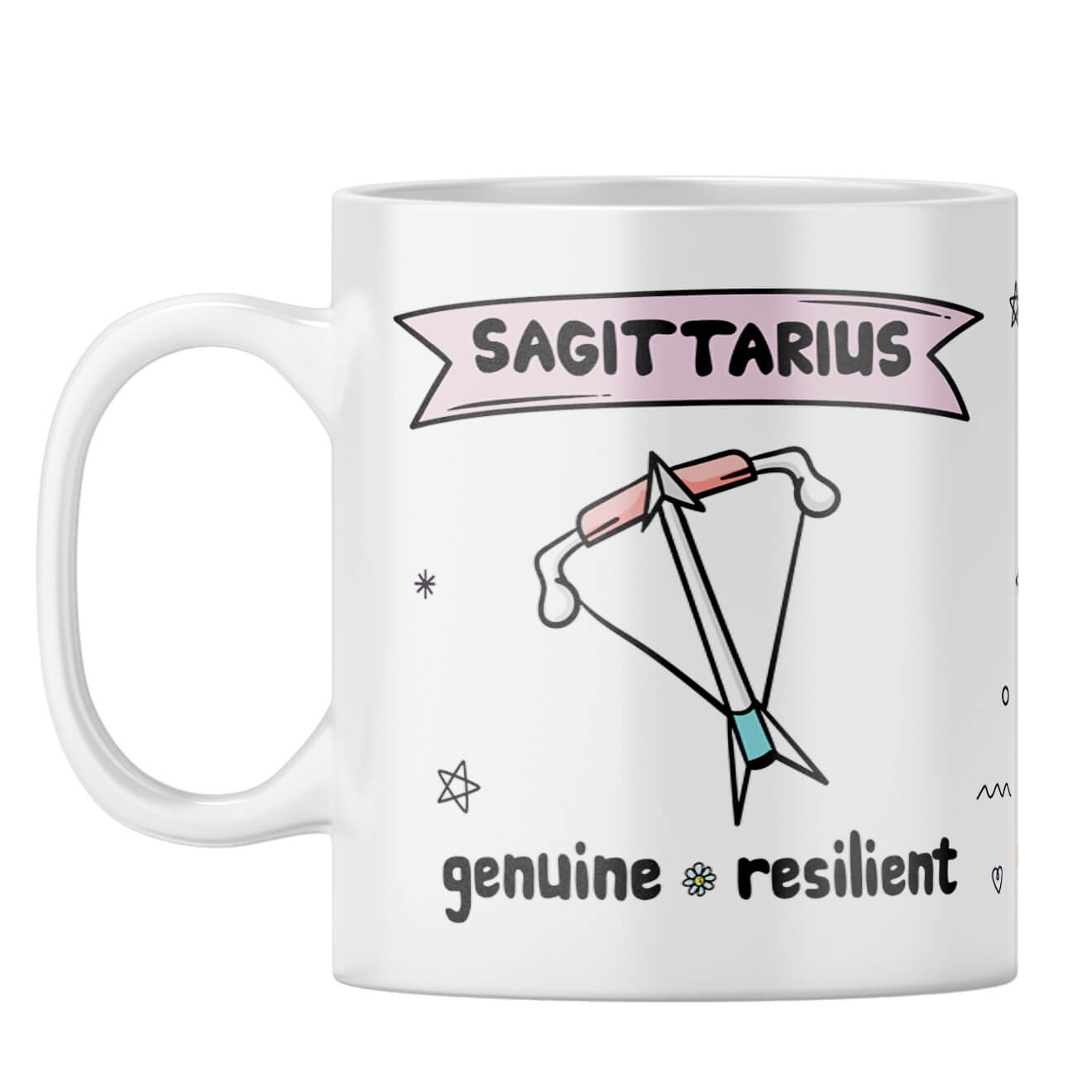 Sagittarius Coffee Mug White