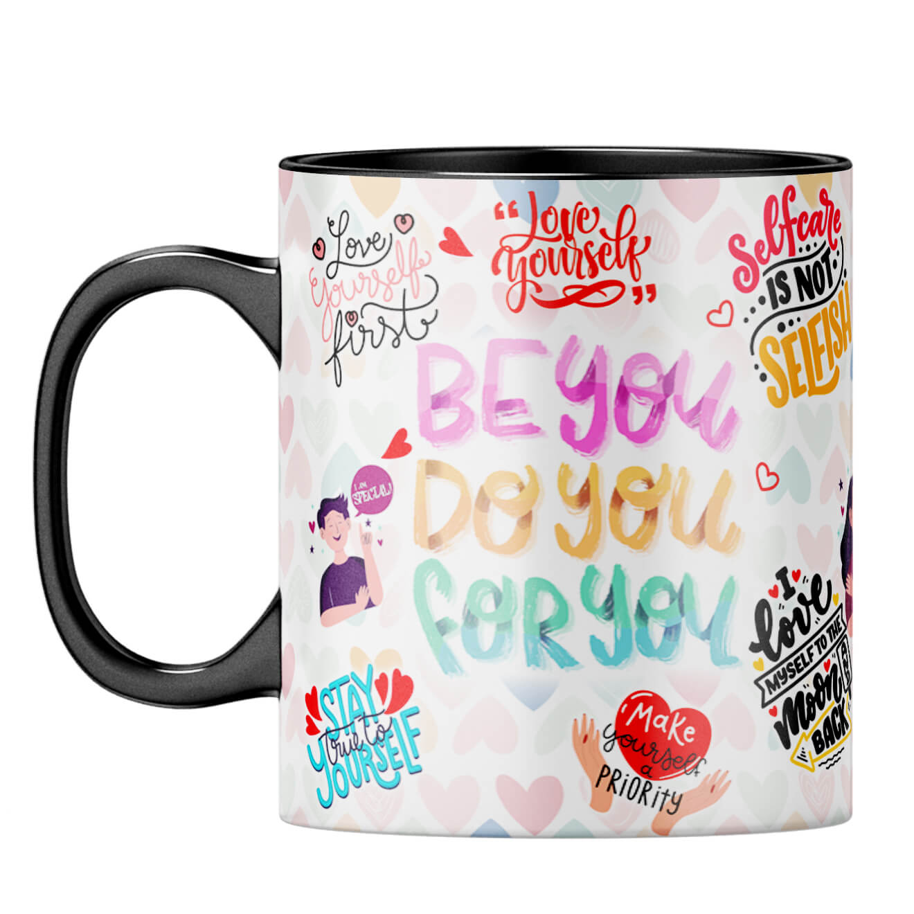 Self Love Fancy Mug Coffee MugF-Black
