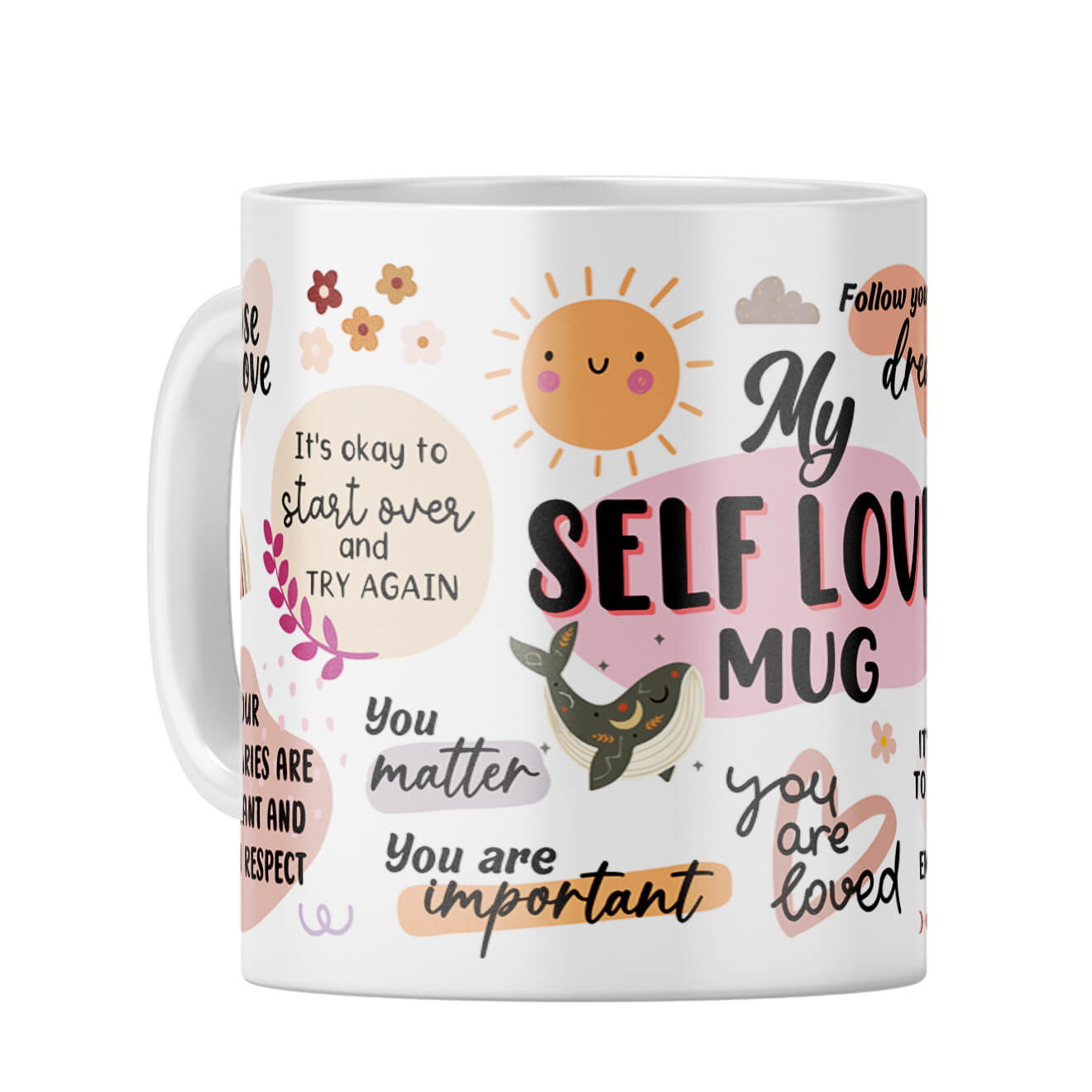 Self Love Coffee Mug White