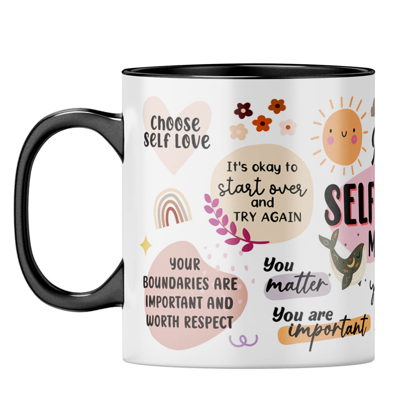 Self Love Coffee MugF-Black