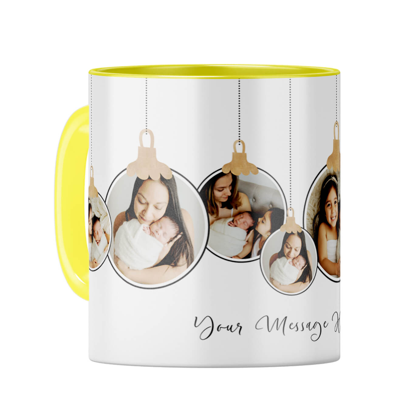 Seven Photos Coffee Mug Yellow