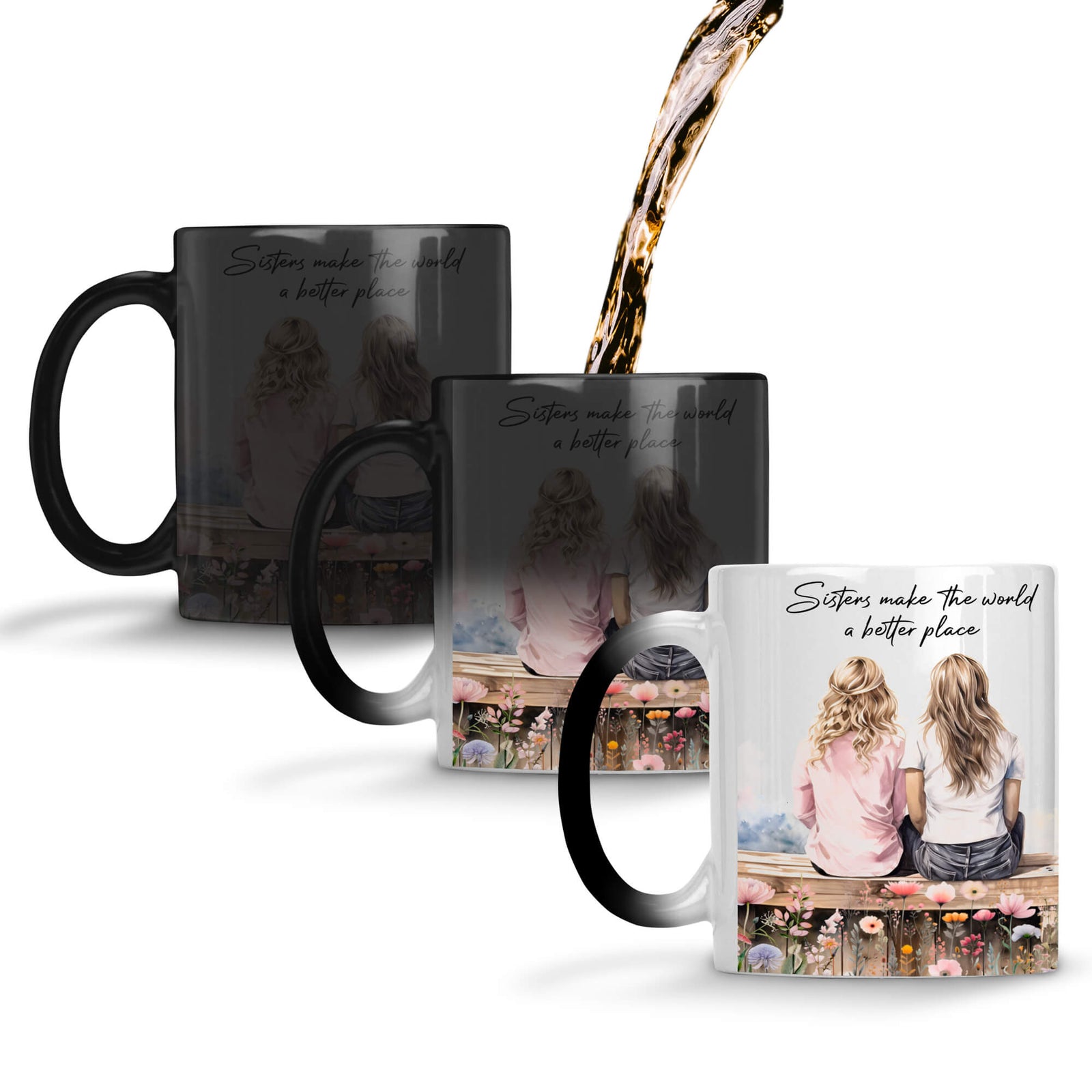 Sisters Make the World Better Place Coffee Mug Magic