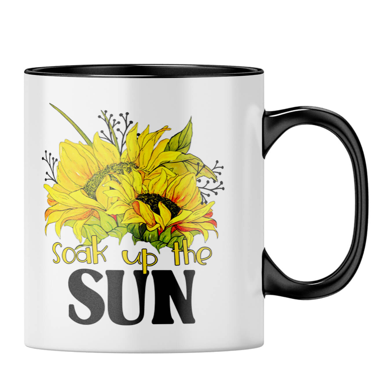 Soak Up The Sun Coffee MugB-Black