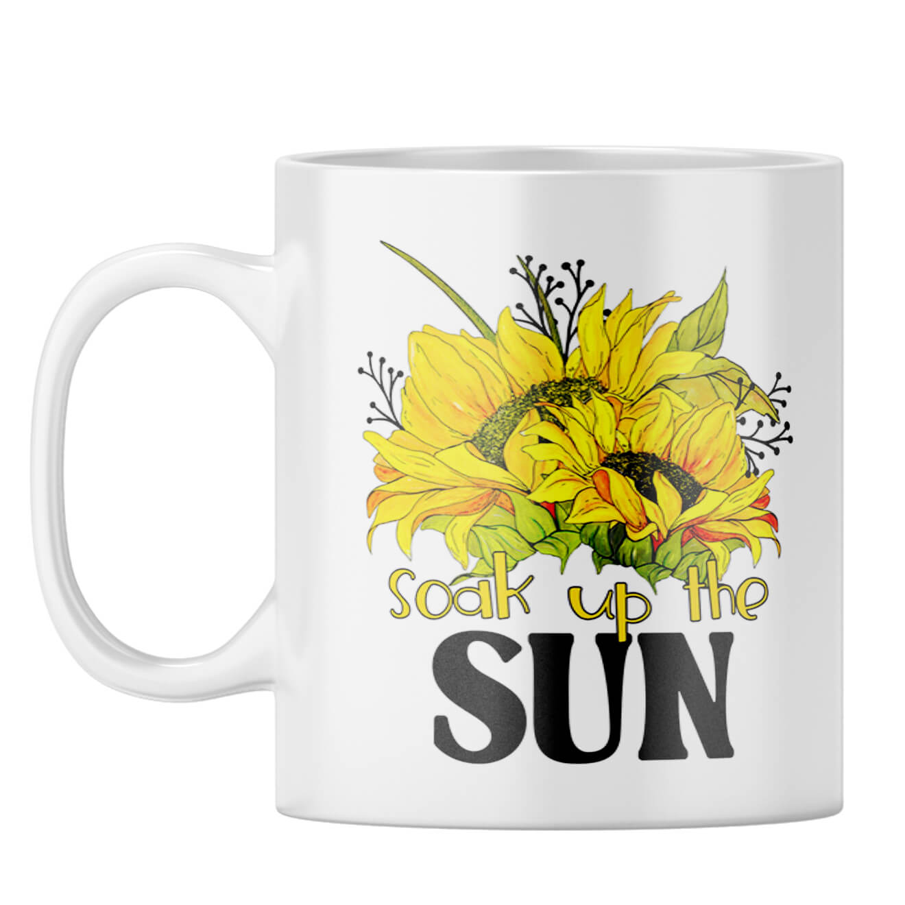 Soak Up The Sun Coffee Mug White