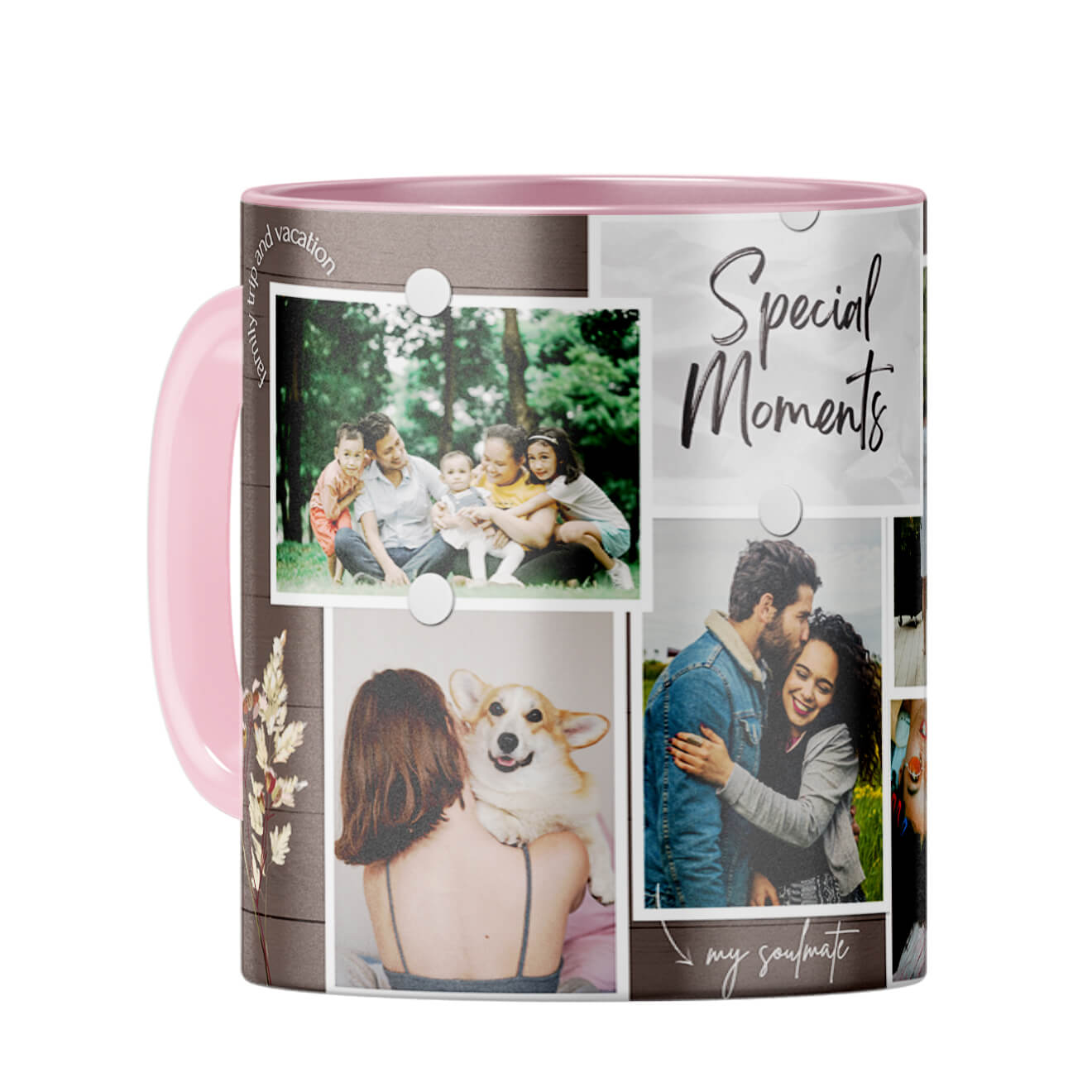 Special Moments with Soulmate Coffee Mug Pink