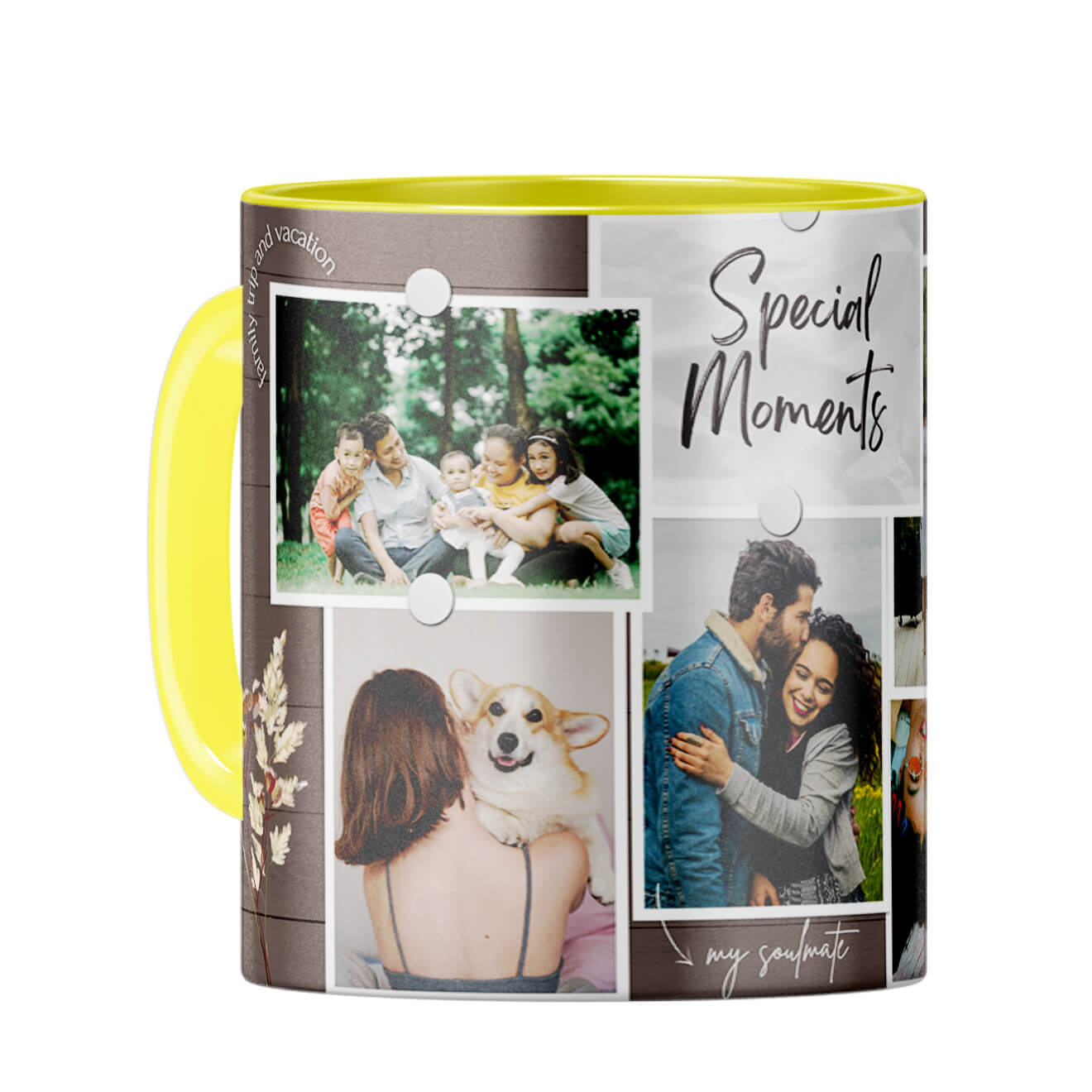 Special Moments with Soulmate Coffee Mug Yellow