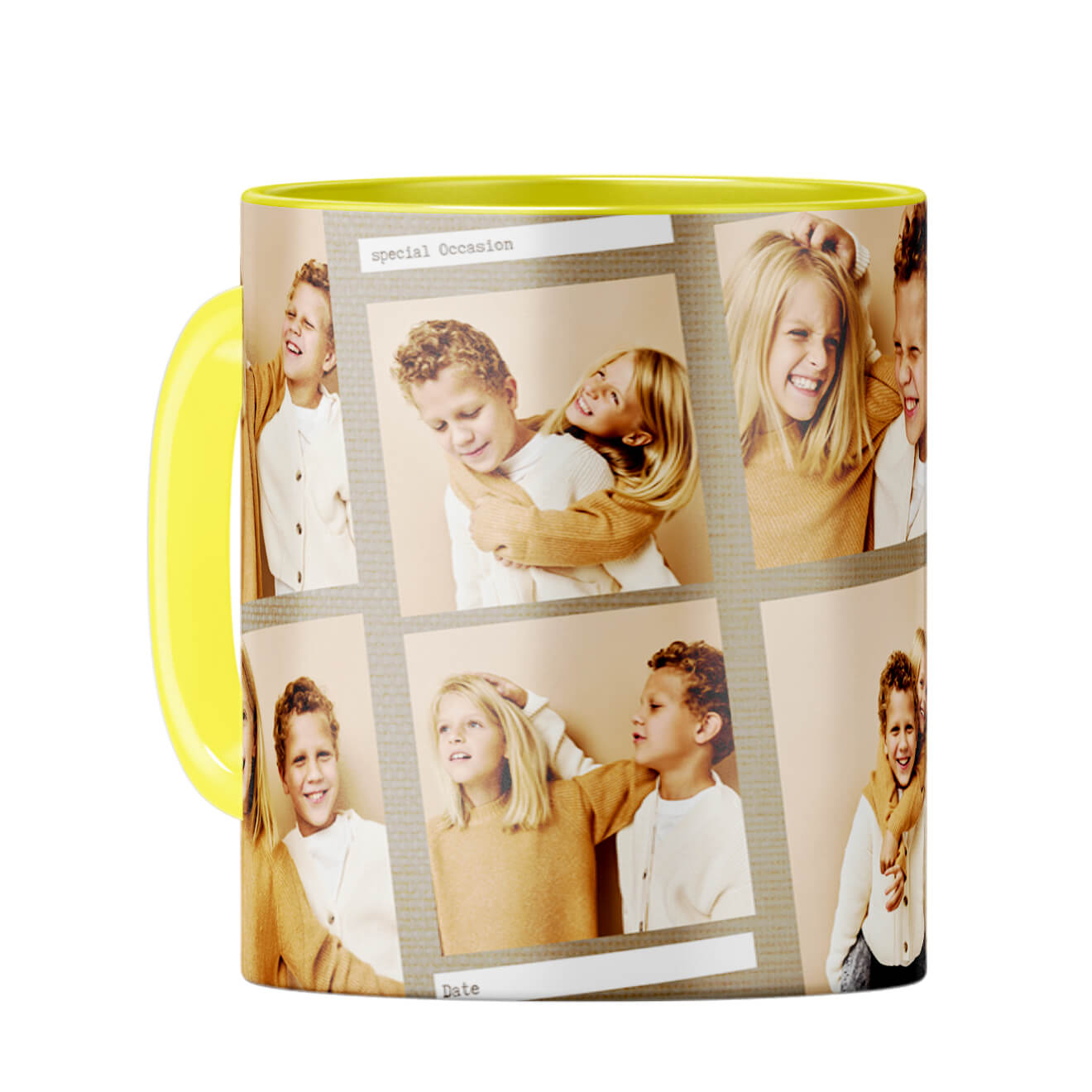 Special Occasion Photos Coffee Mug Yellow