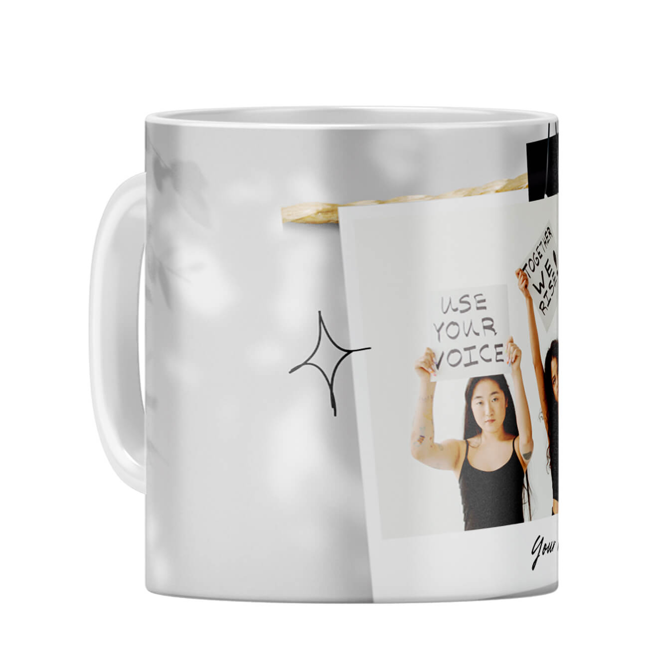 Special Photo with Message Coffee Mug White