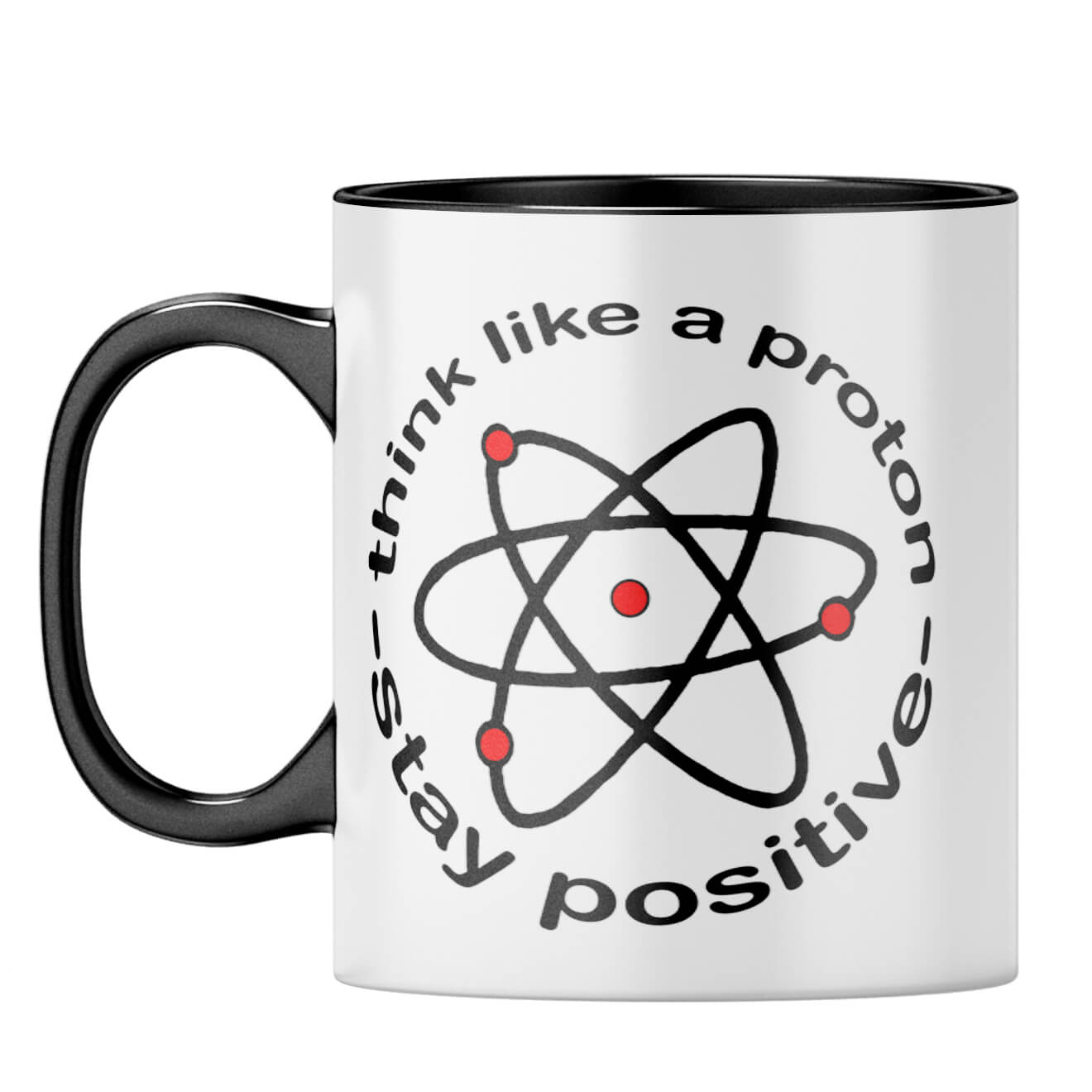 Stay Positive Coffee Mug Black