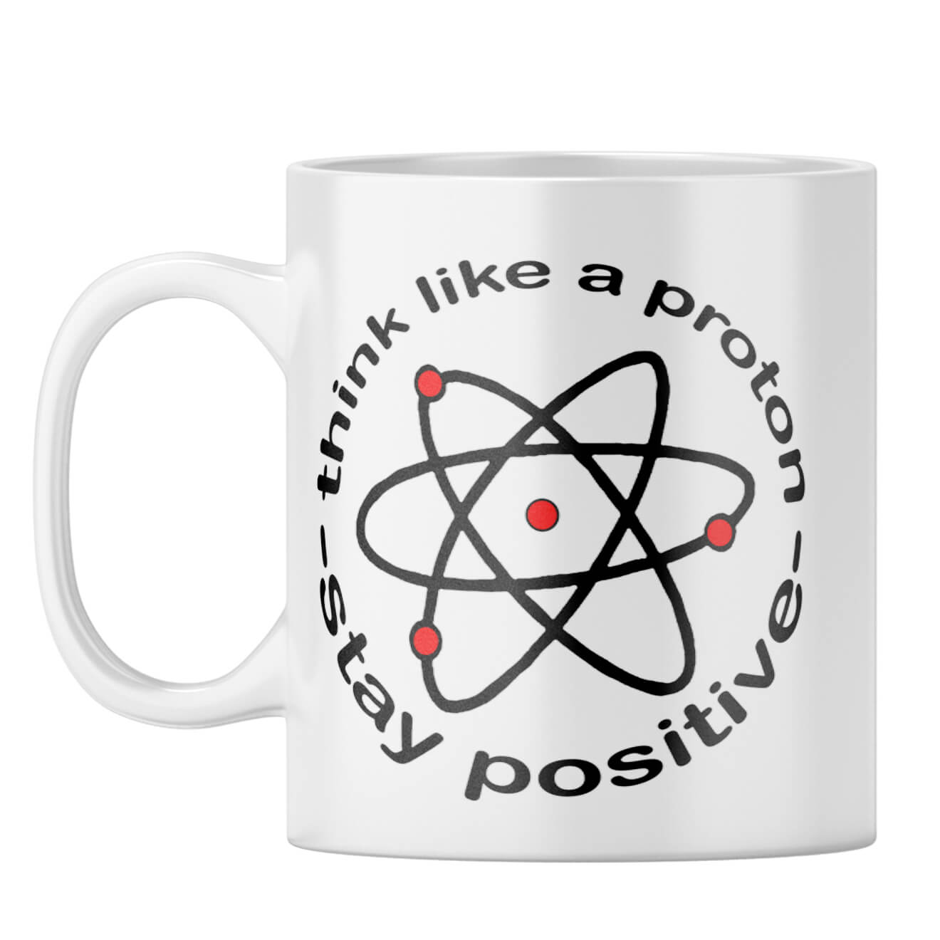 Stay Positive Coffee Mug White
