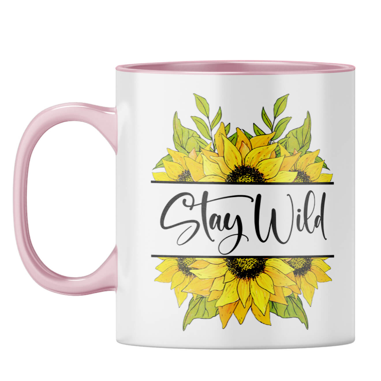 Stay Wild Coffee Mug Pink