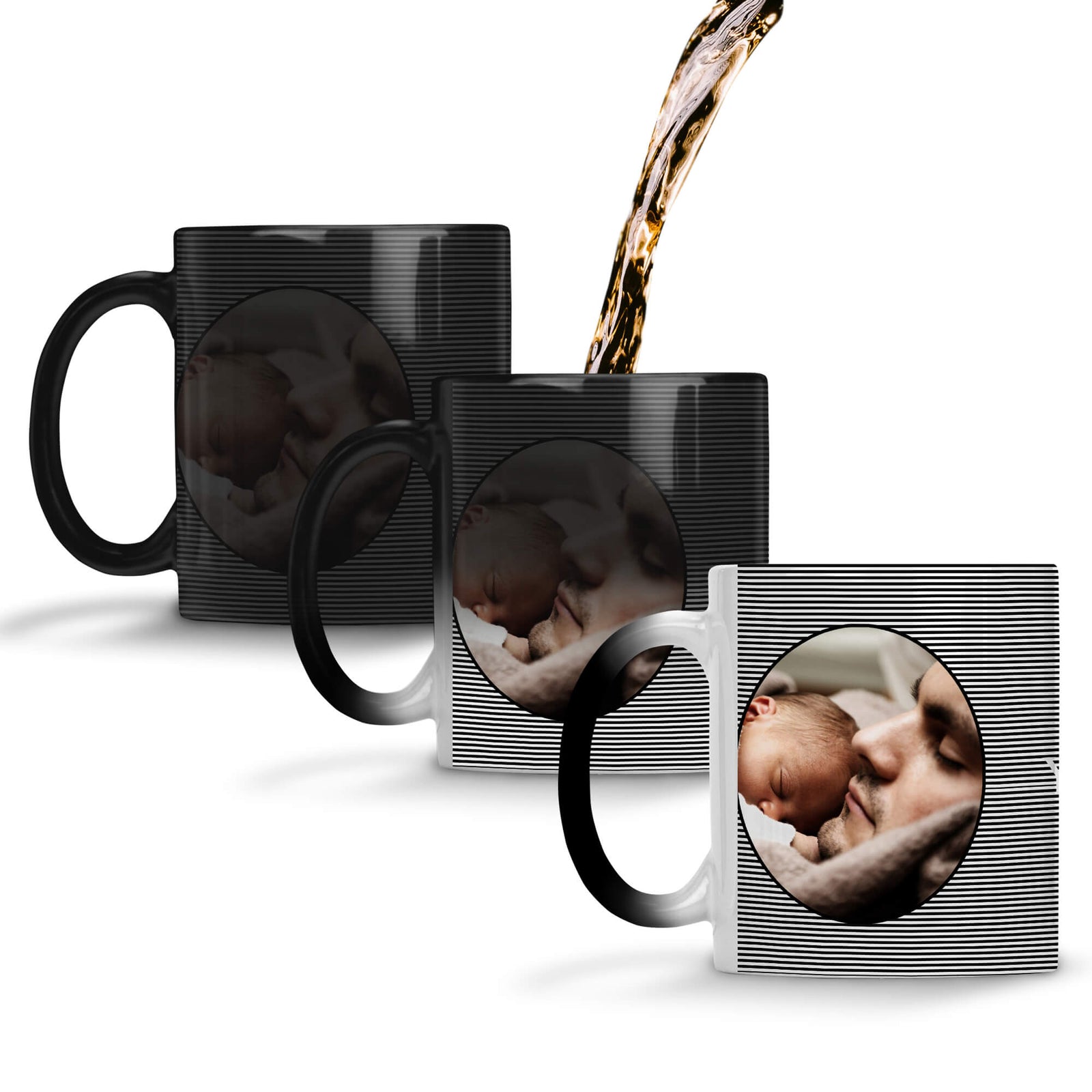 Stripes and Photo Coffee Mug Magic