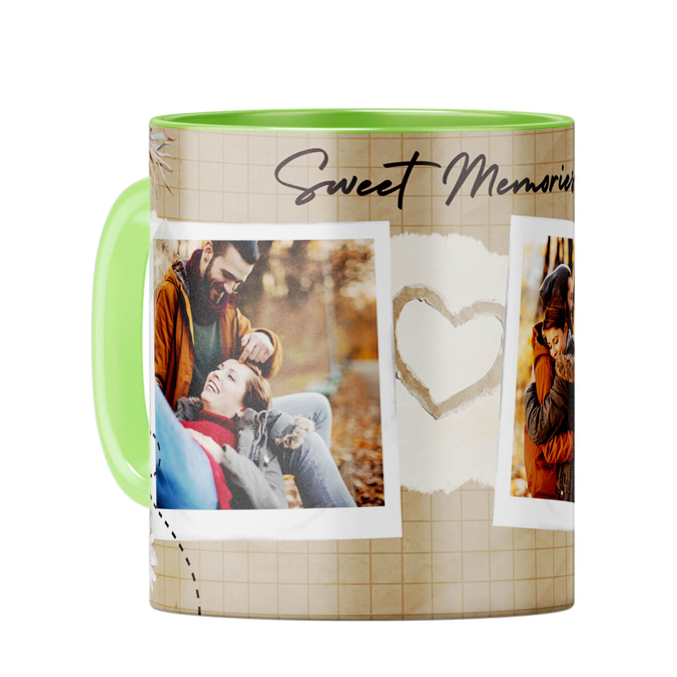 Sweet Memories Coffee Mug Light Green