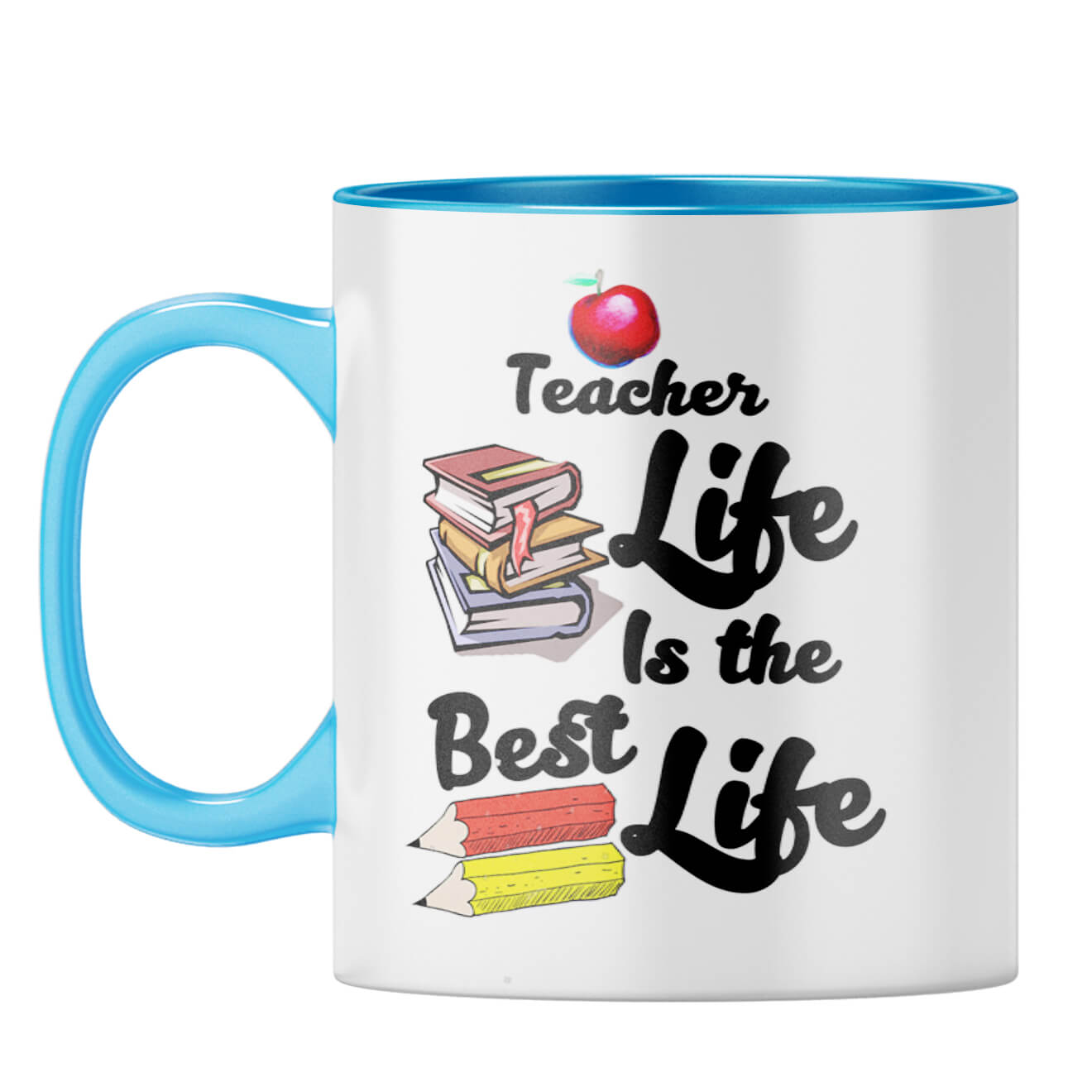 Teacher Life Coffee Mug Light Blue