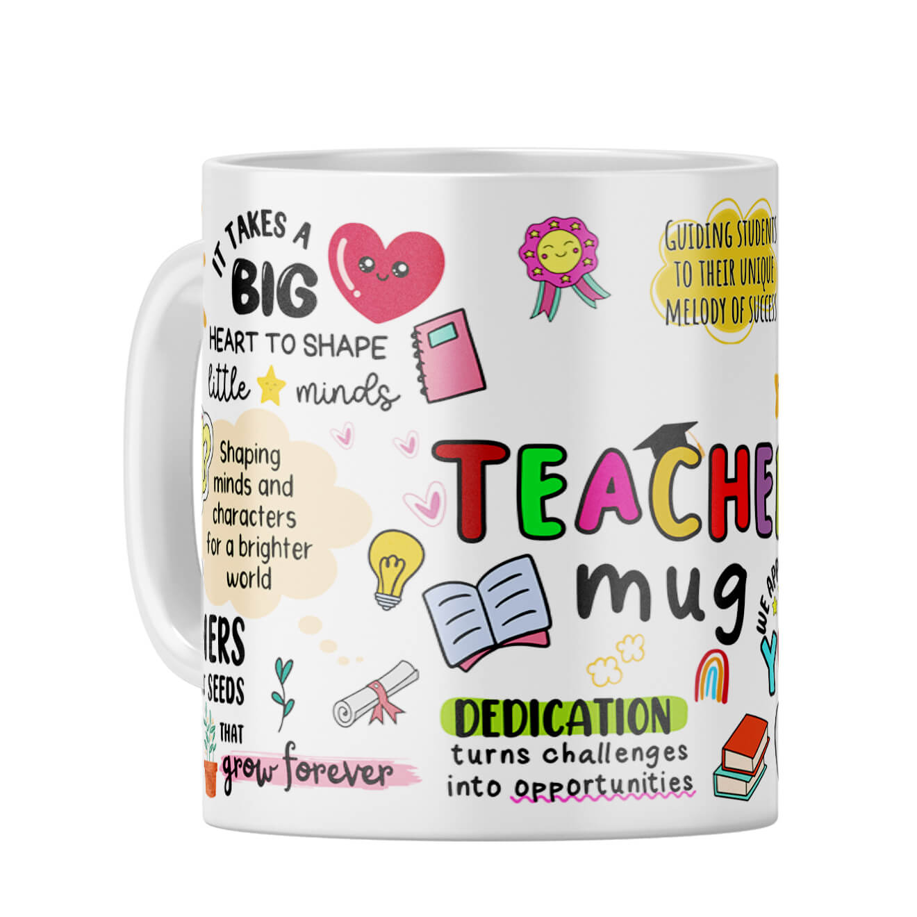Teacher We Appreciate You Coffee Mug White