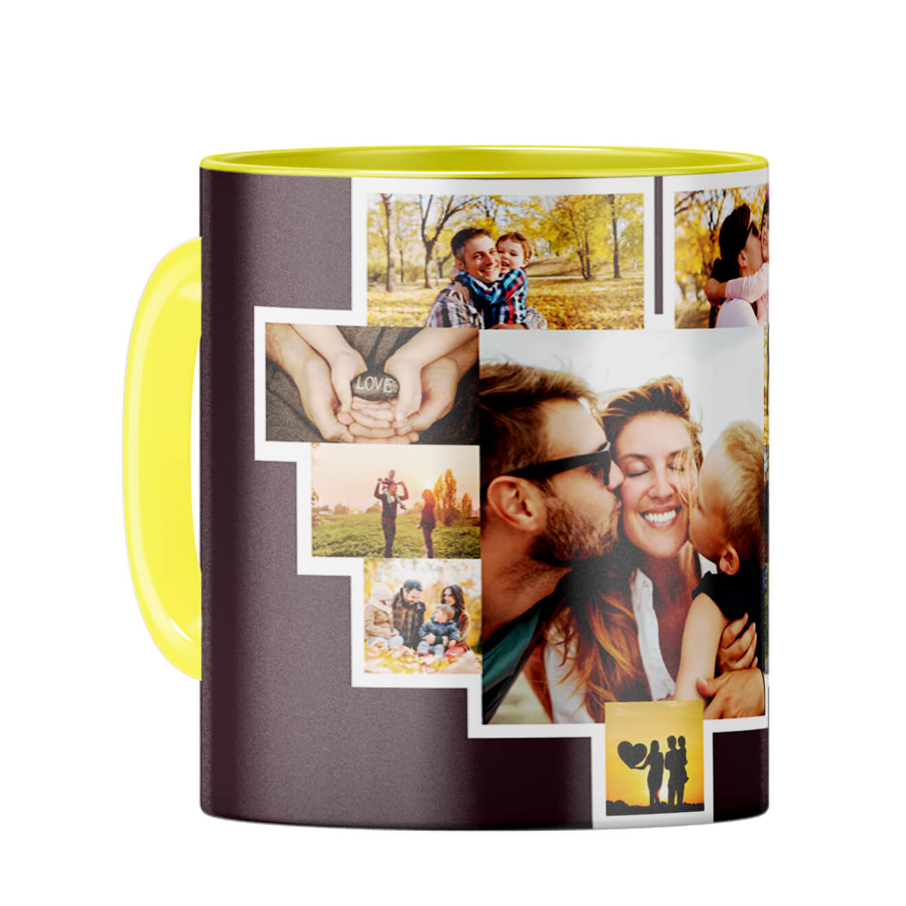 Ten Photos Coffee Mug Yellow