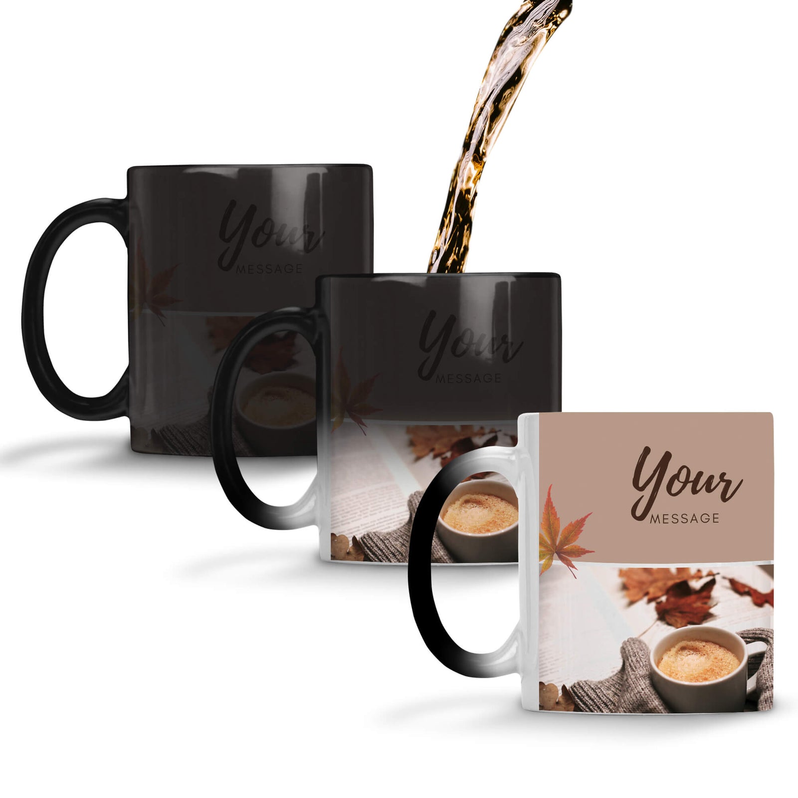 Three Photos Coffee Mug Magic