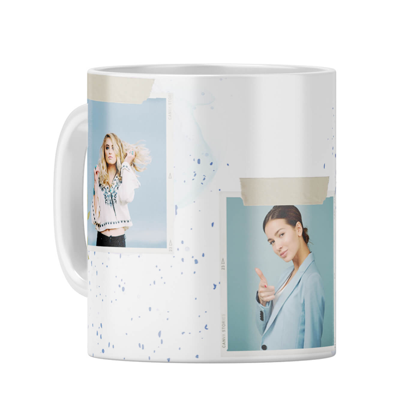 Three Special Photos Coffee Mug White
