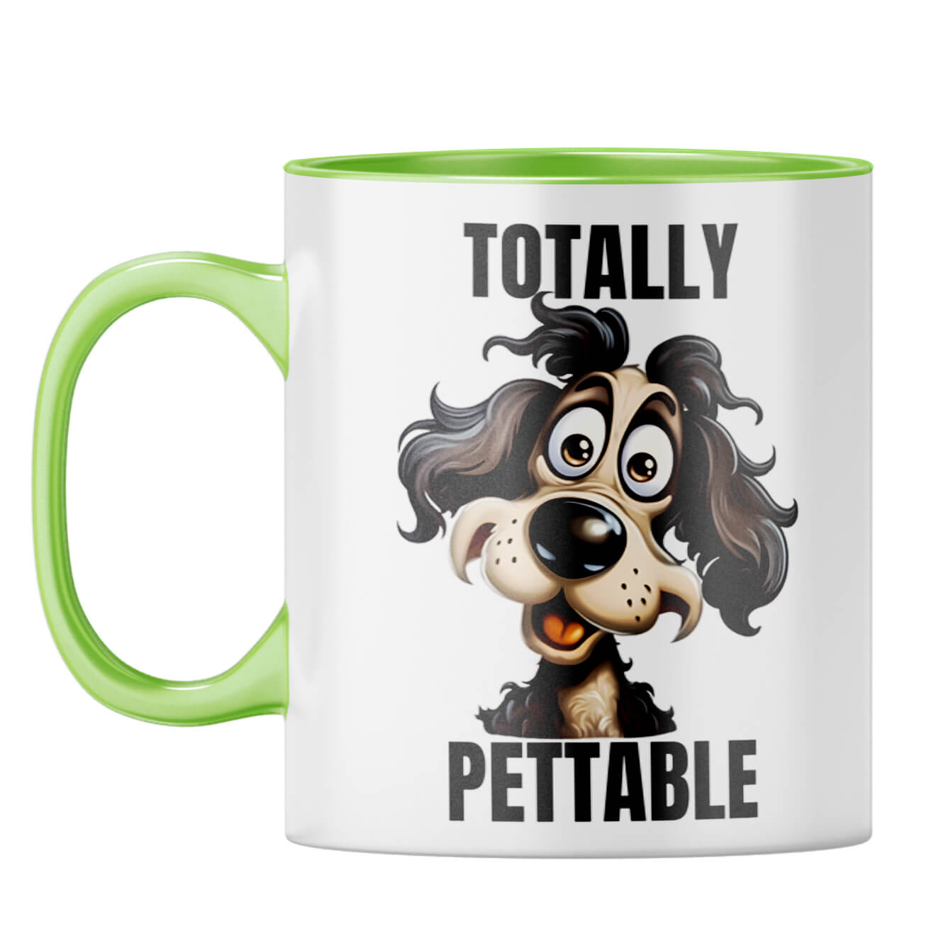 Totally Pettable Coffee Mug Light Green