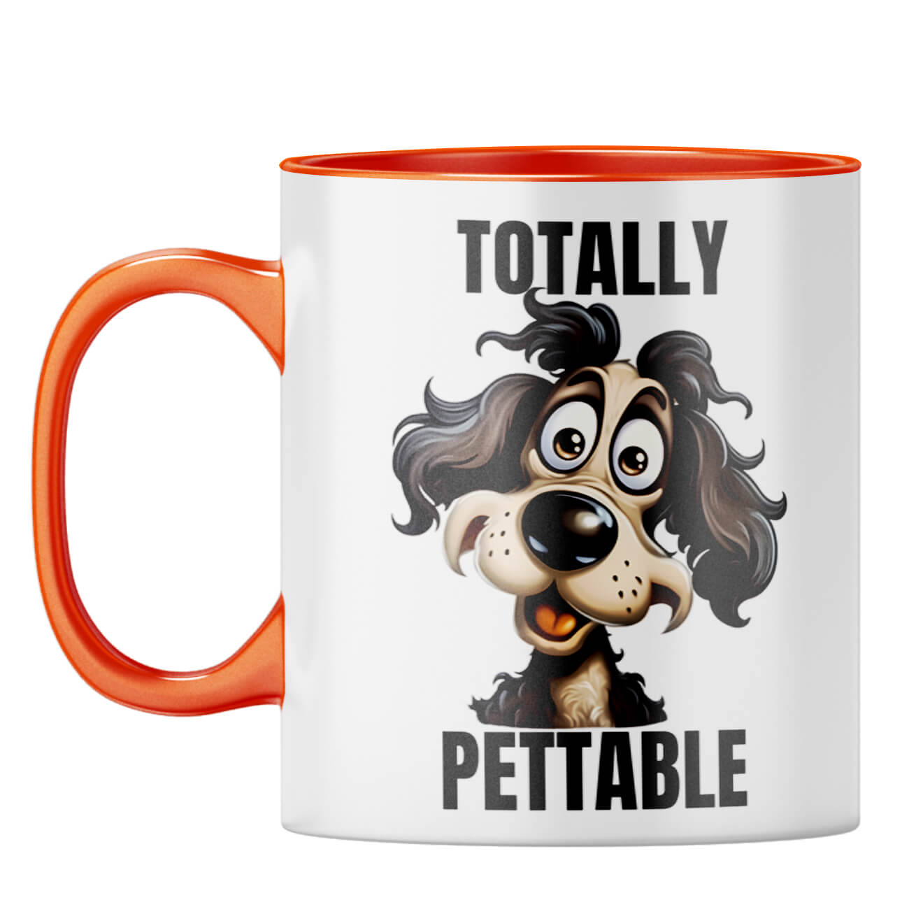 Totally Pettable Coffee Mug Orange