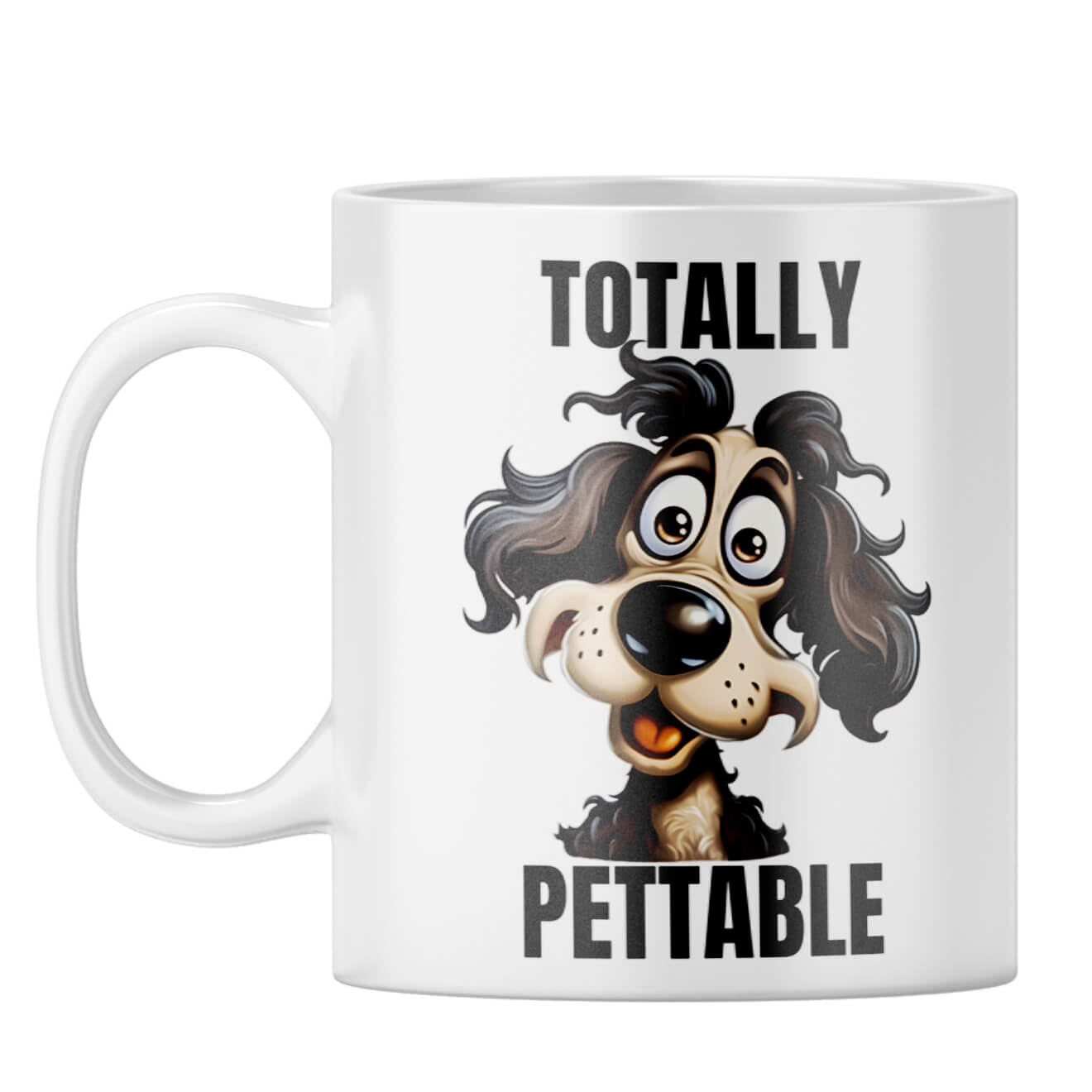 Totally Pettable Coffee Mug White
