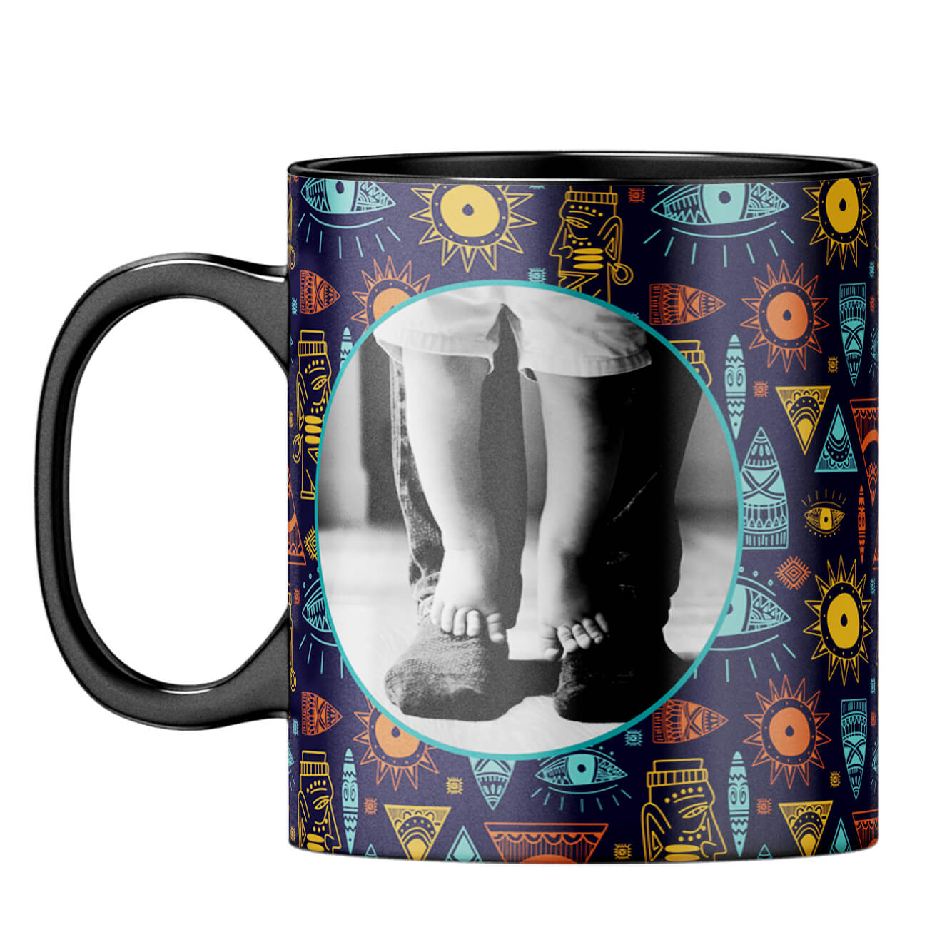 Traditional Pattern Photo Coffee Mug