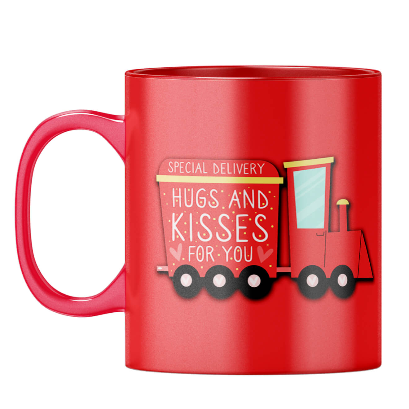 Two become one Coffee Mug Red