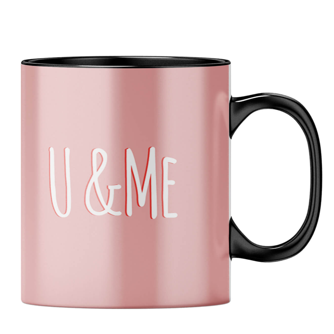 U and Me Coffee MugB-Black