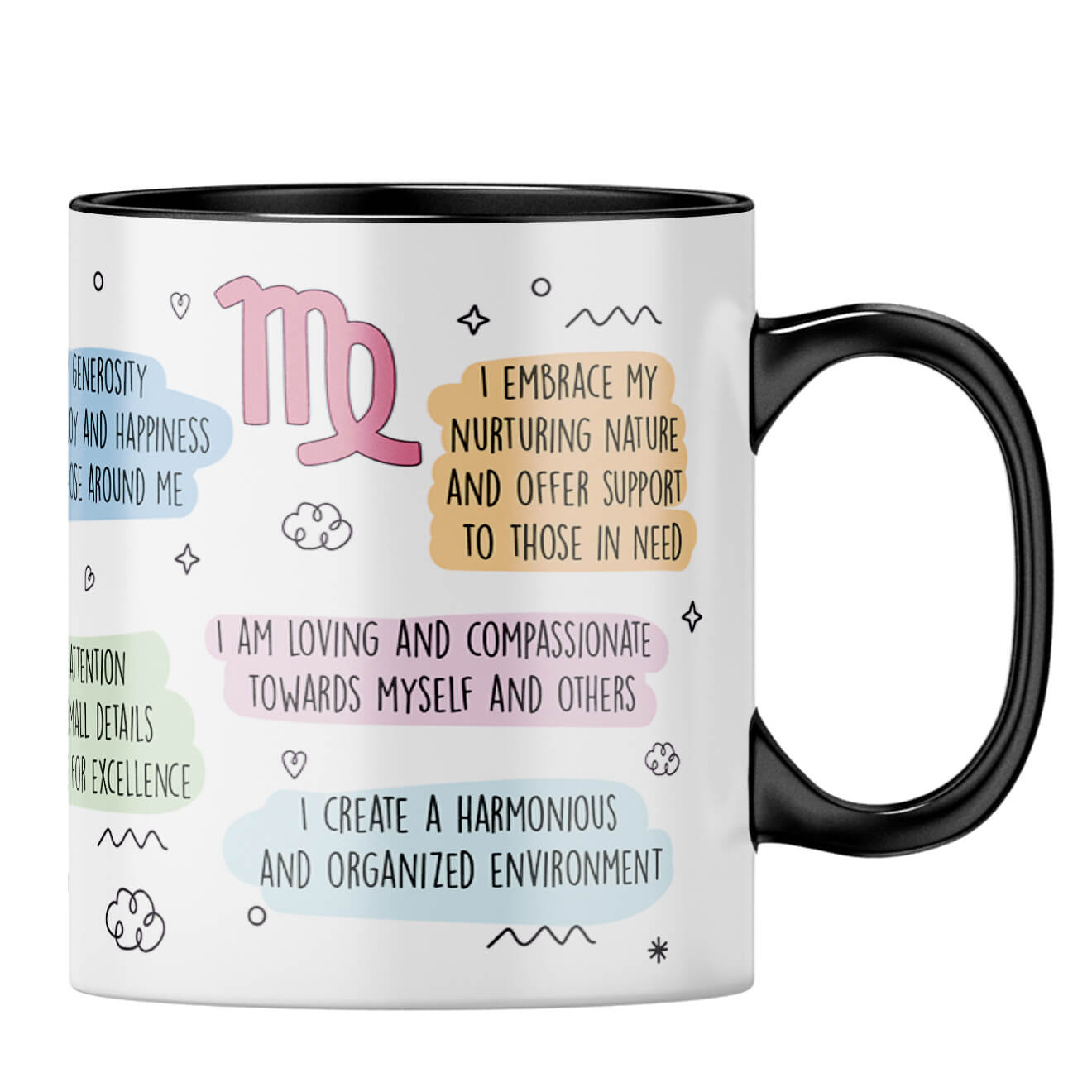 Virgo Coffee MugB-Black