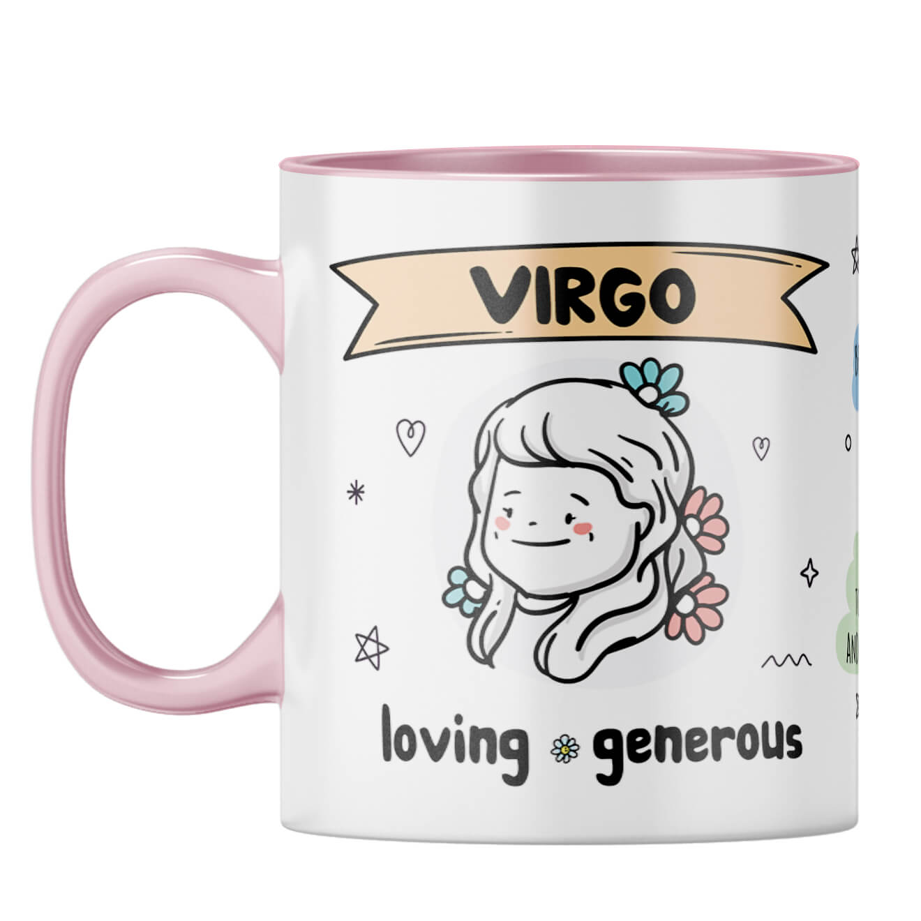 Virgo Coffee Mug Pink