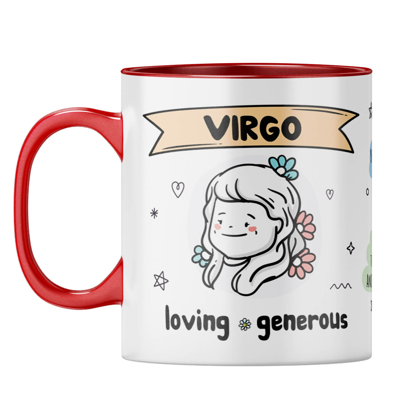 Virgo Coffee Mug Red