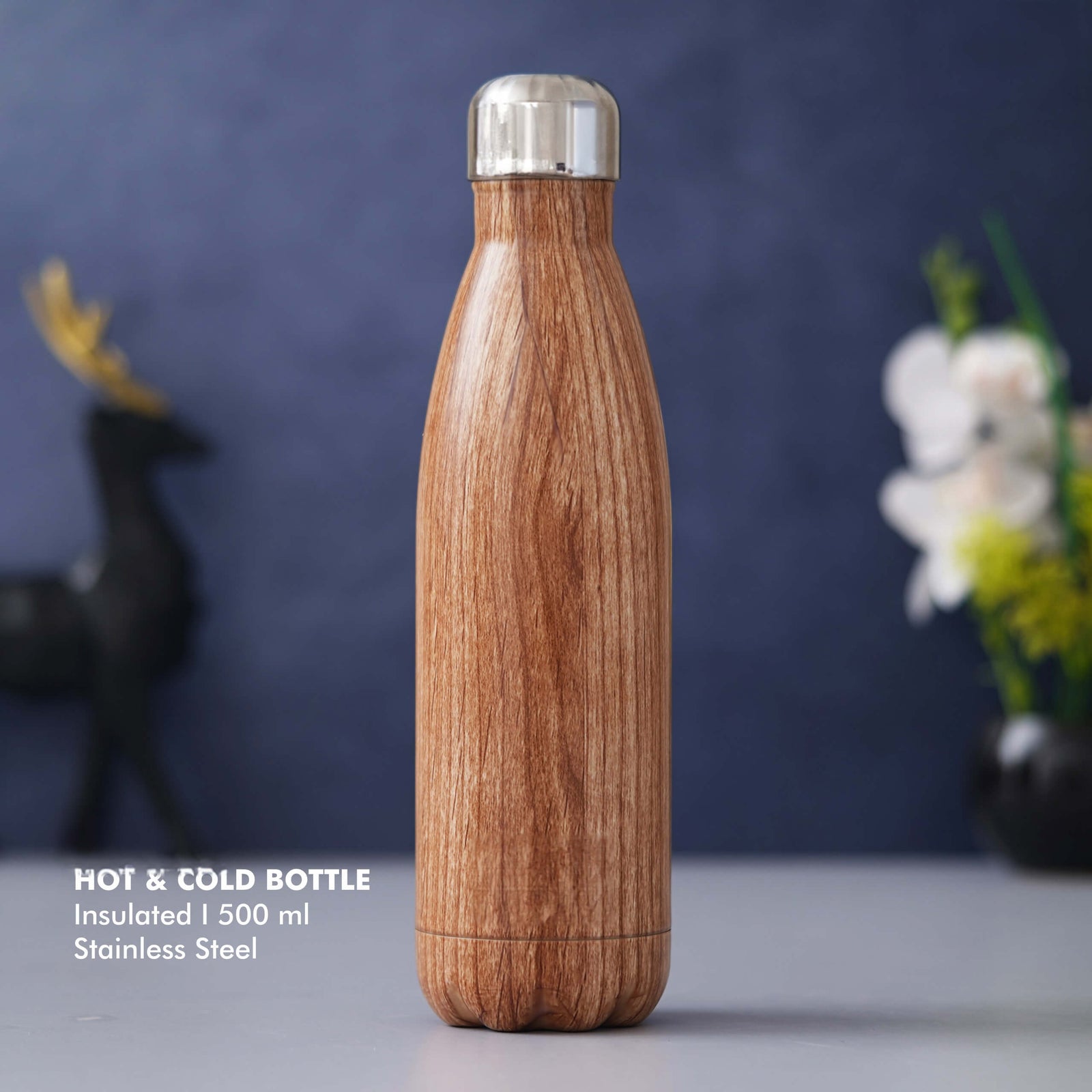 Wooden Stainless Steel Bottle - 500 ML - product image 2