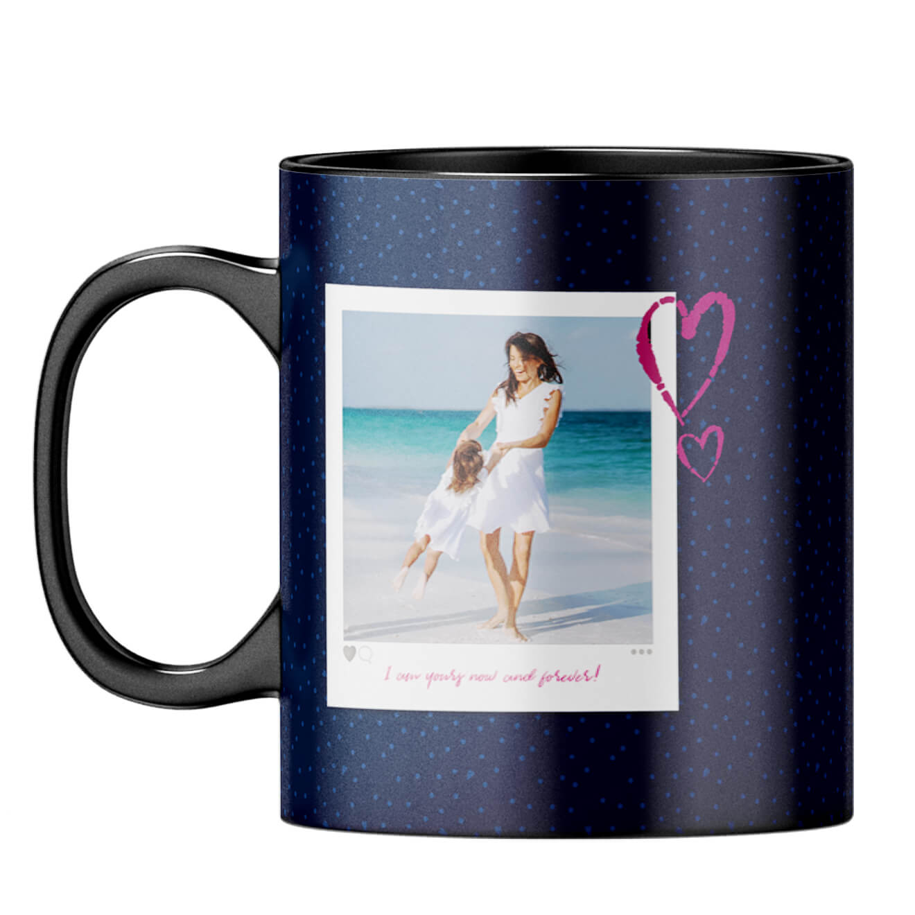 Yours Forever Coffee Mug Black