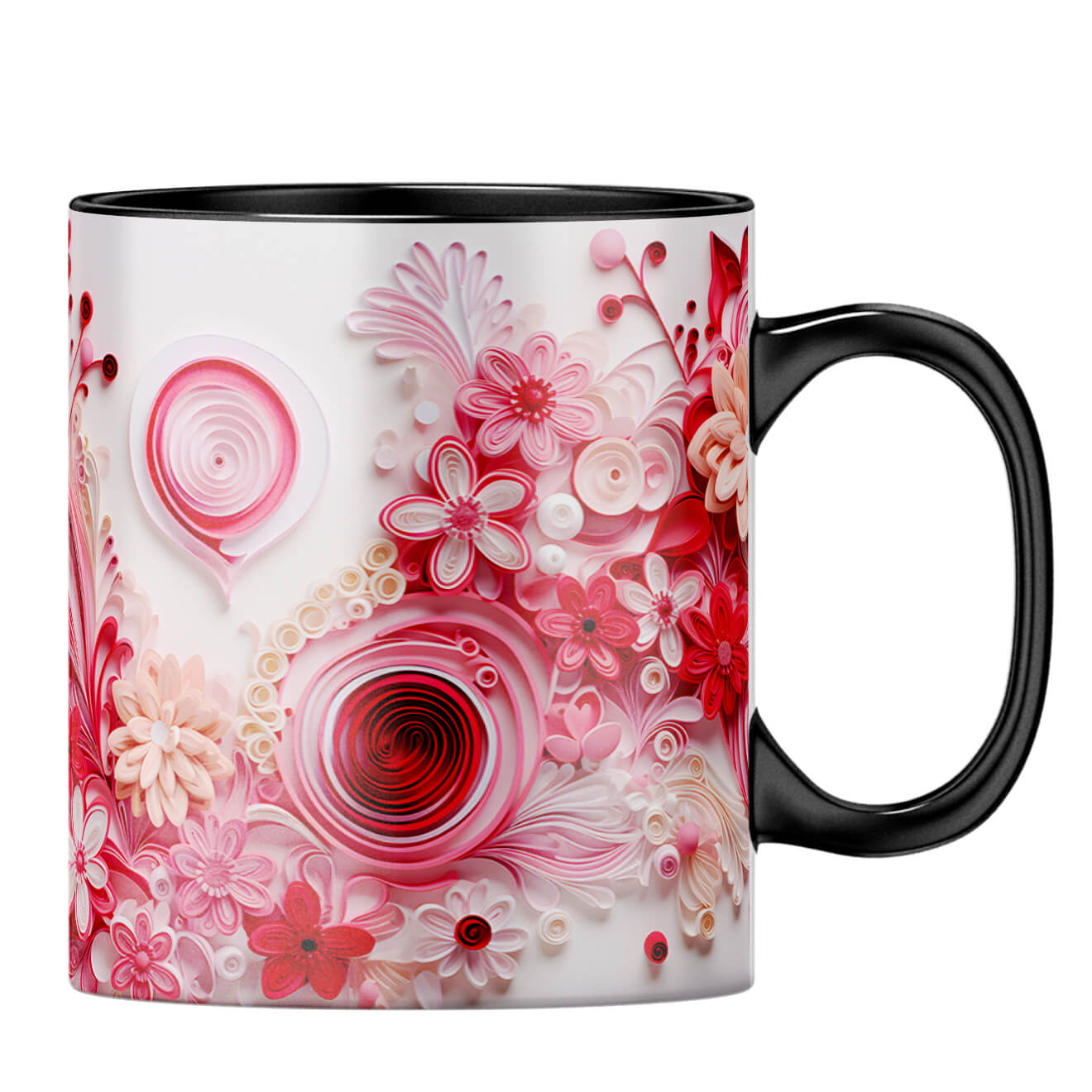 YuBingo Beautiful Design Bliss Coffee MugB-Black