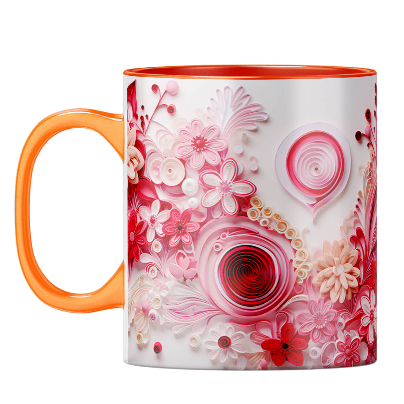 YuBingo Beautiful Design Bliss Coffee Mug Orange