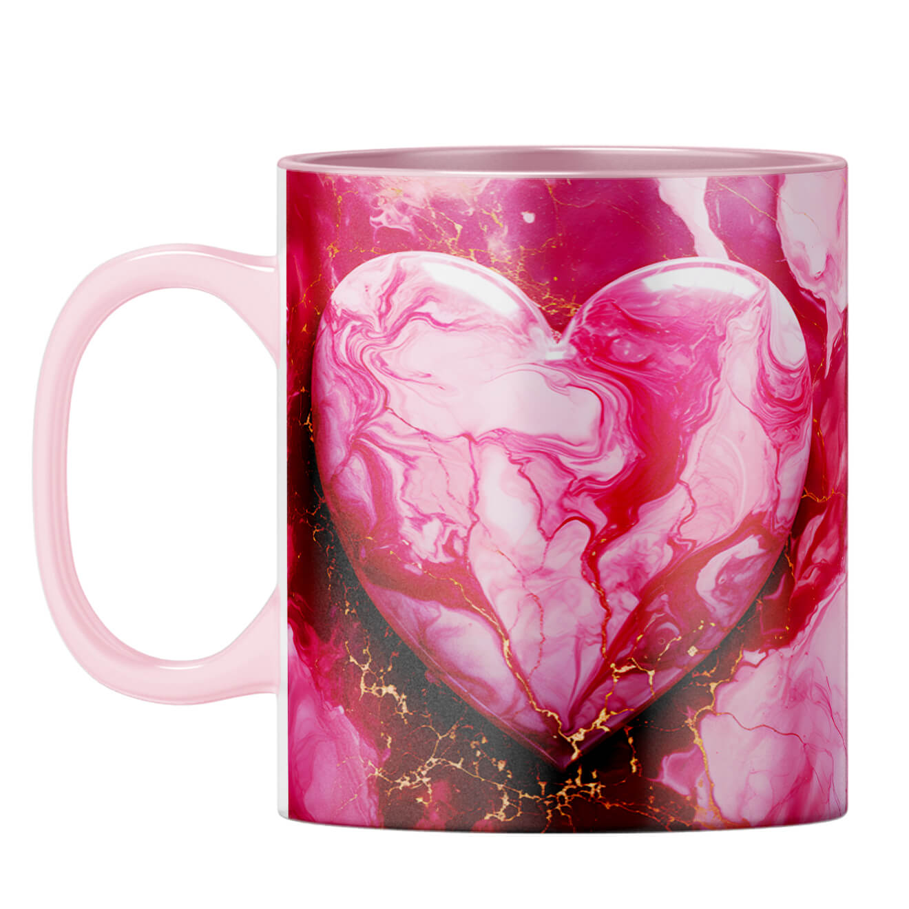 YuBingo Big Heart Dreams Coffee Mug Pink