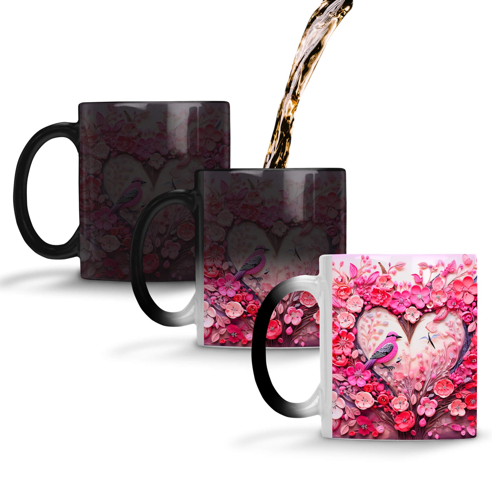 YuBingo Birdy Heart Whispers Coffee Mug Magic