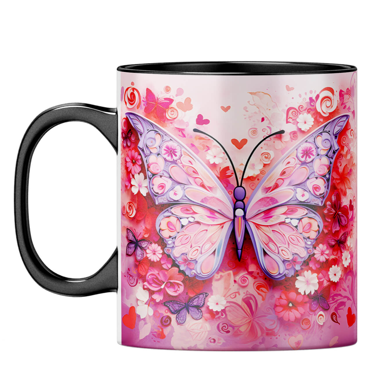 YuBingo Butterfly Bliss Coffee Mug Black