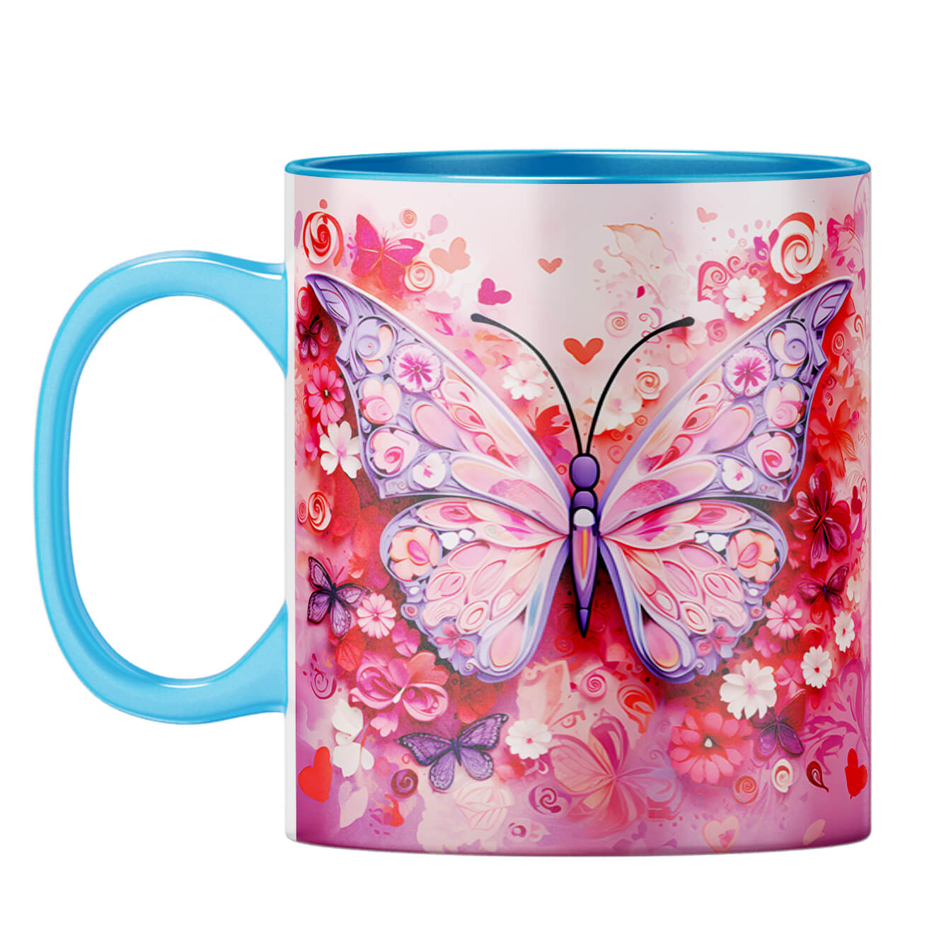 YuBingo Butterfly Bliss Coffee Mug Light Blue