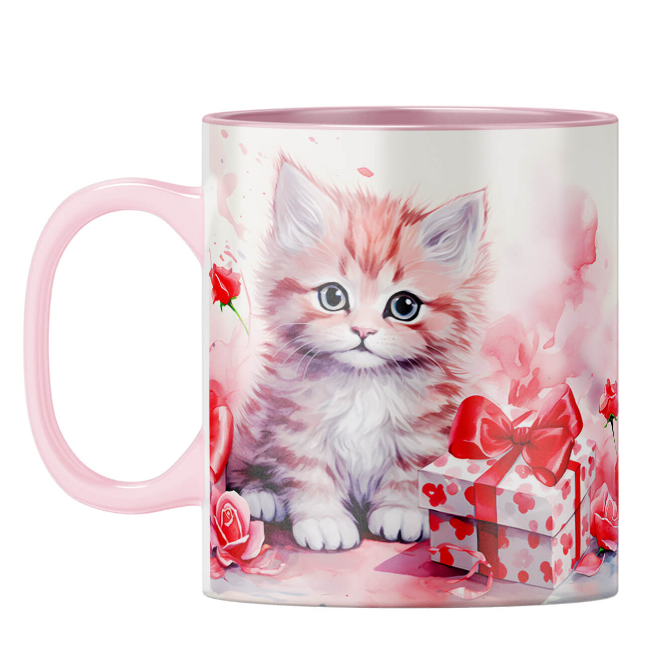 YuBingo Catty Gift Melody Coffee Mug Pink