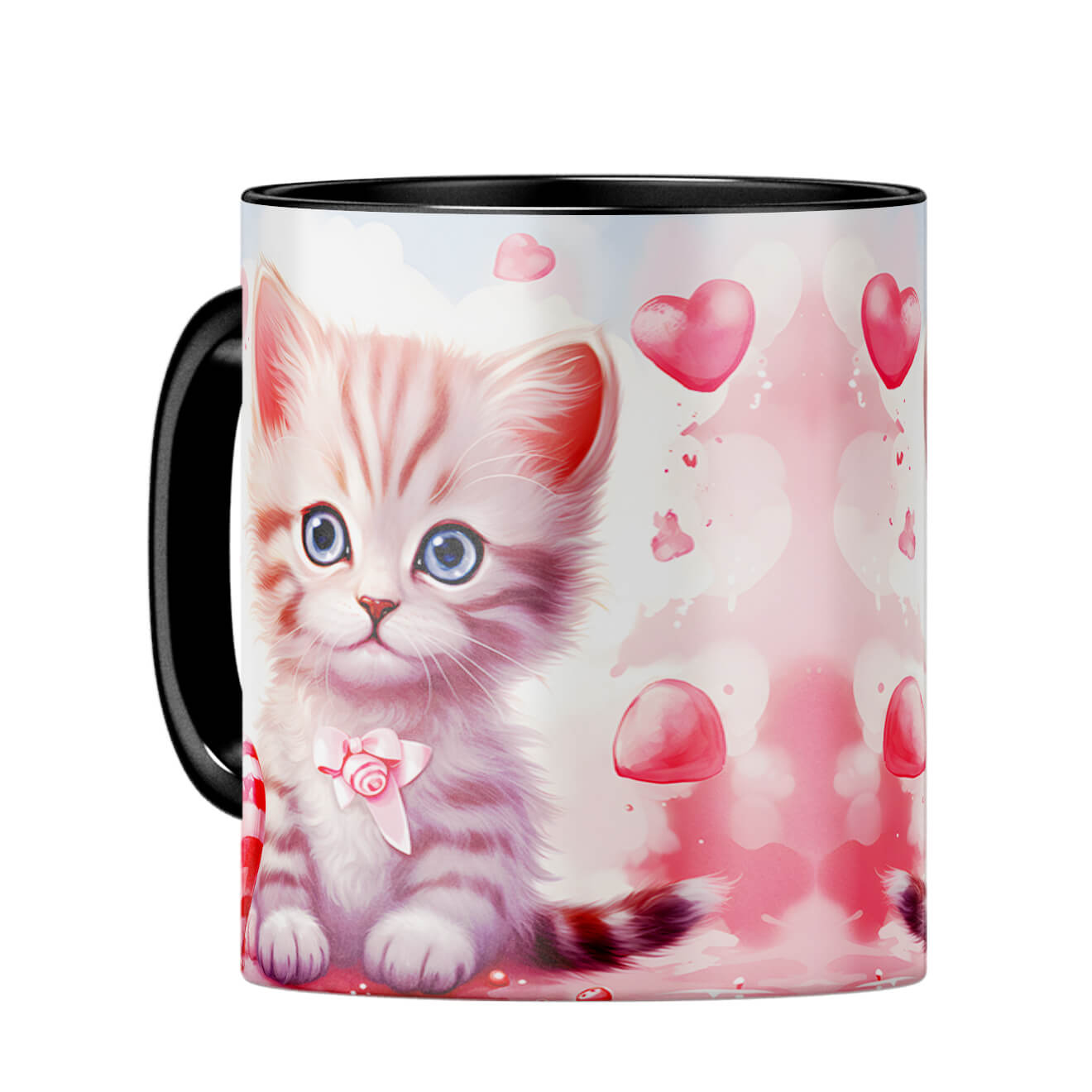 YuBingo Catty Love Chronicles Coffee MugC-Black