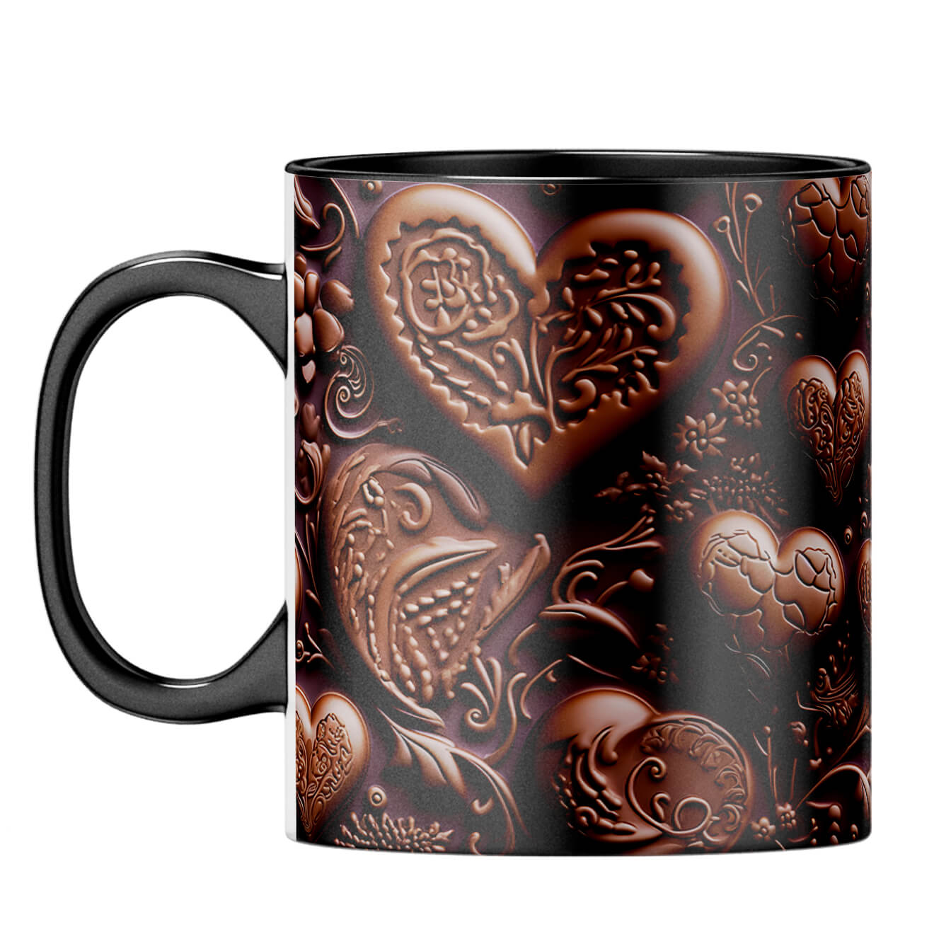 YuBingo Choco Love Delight Coffee Mug Black