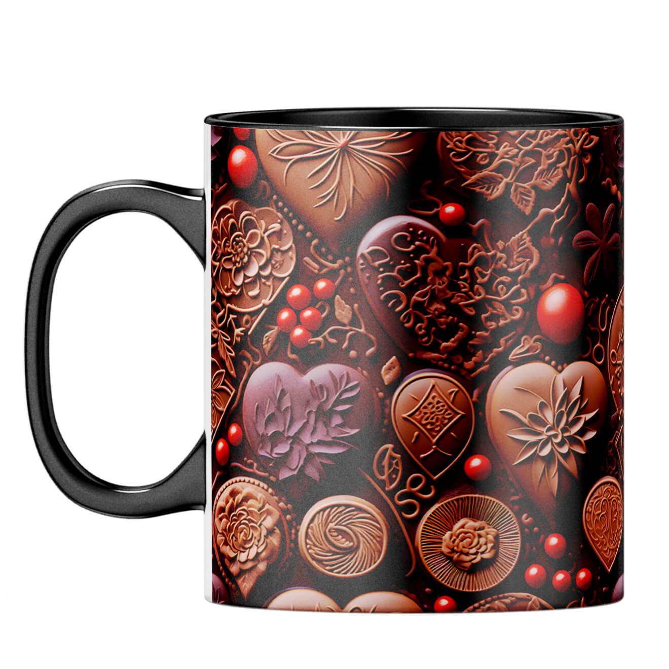 YuBingo Chocolaty Love Symphony Coffee Mug Black